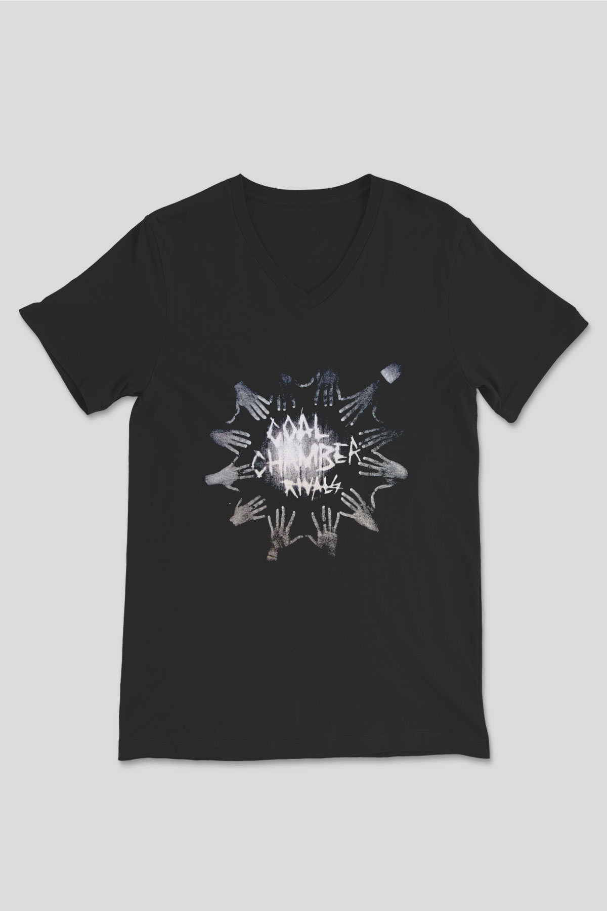 Coal Chamber Siyah Unisex V Yaka Tişört