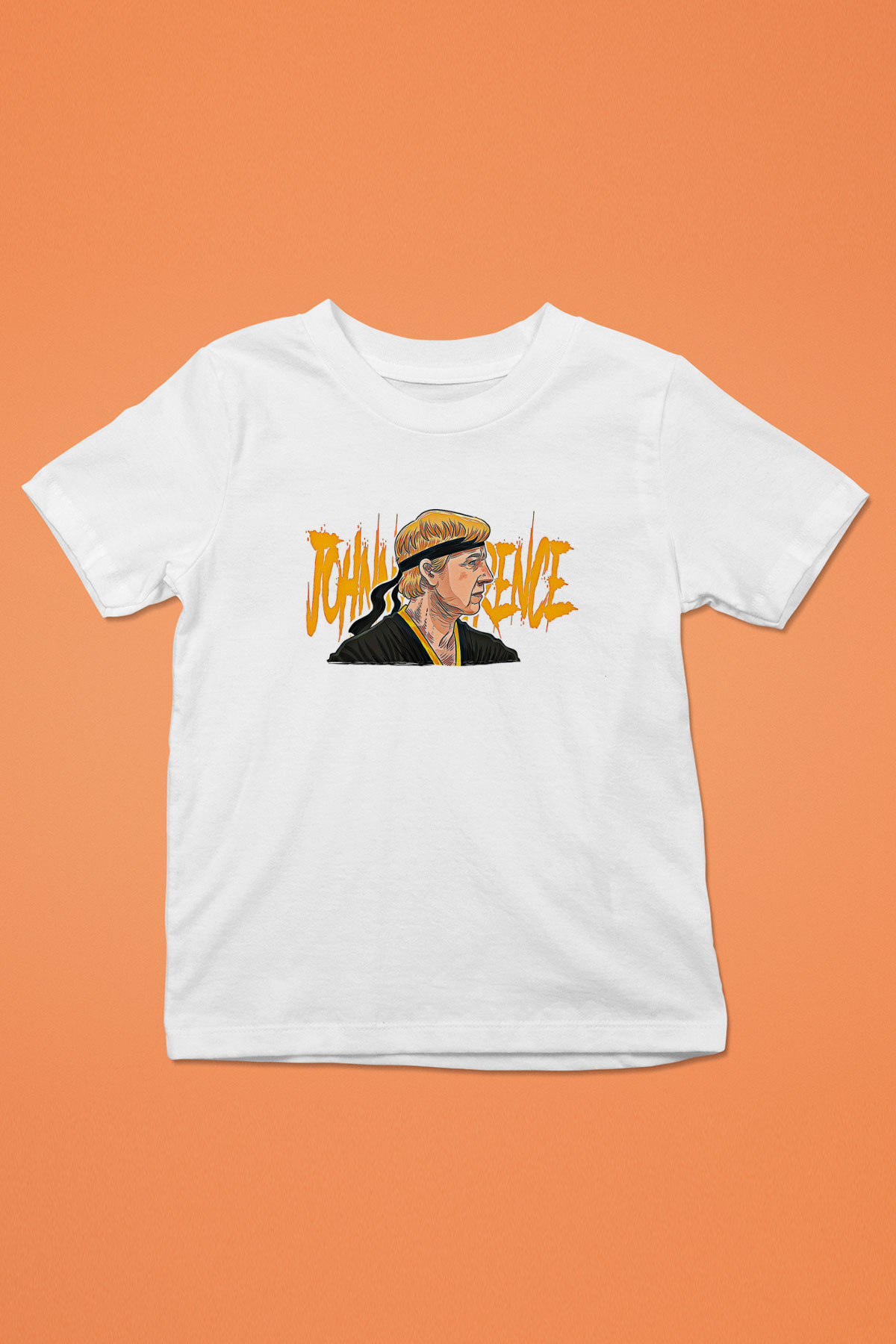 Cobra Kai Baskılı Beyaz Unisex Beyaz Çocuk Tişört - Tshirt