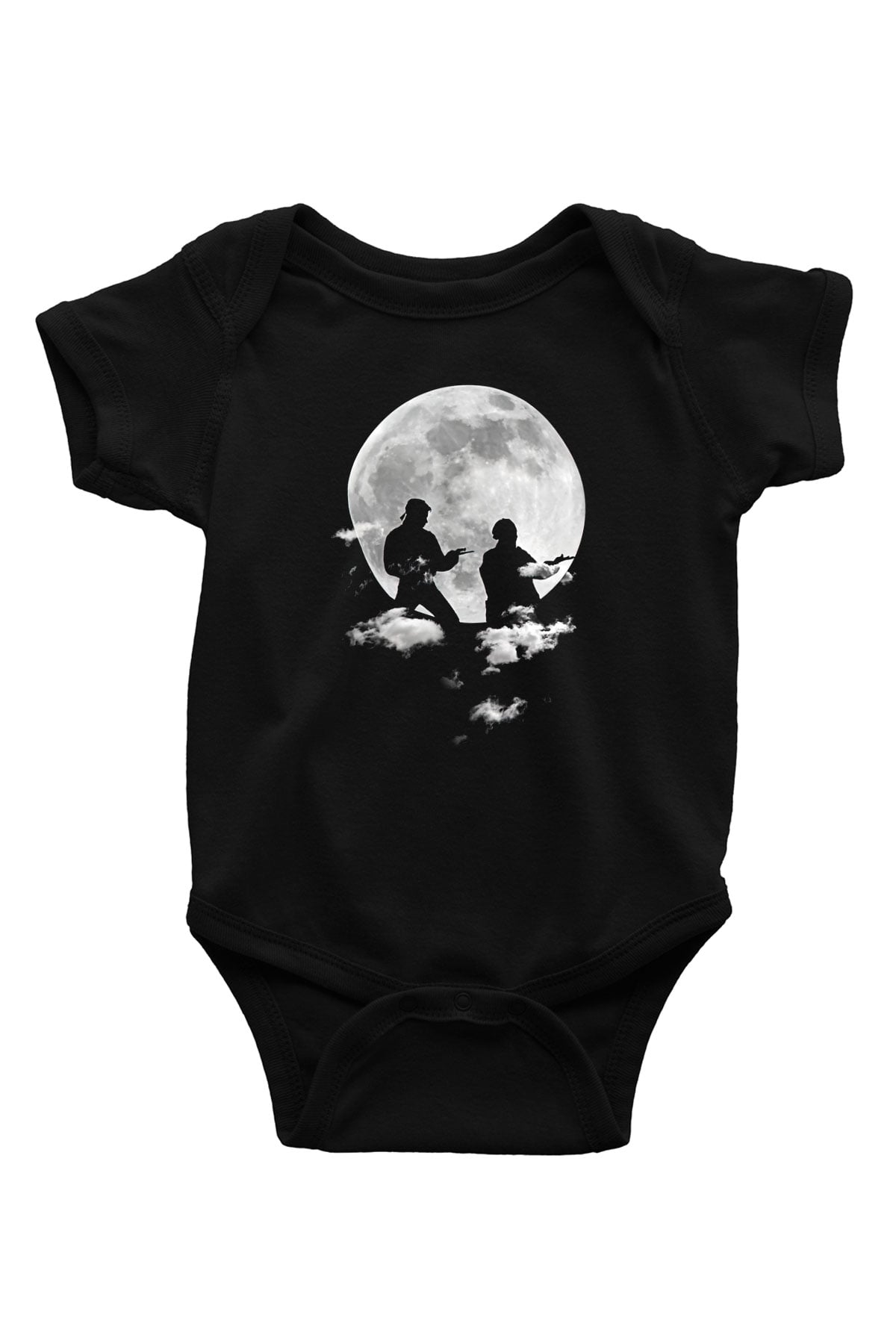 Cobra Kai Baskılı Unisex Siyah Bebek Body - Zıbın