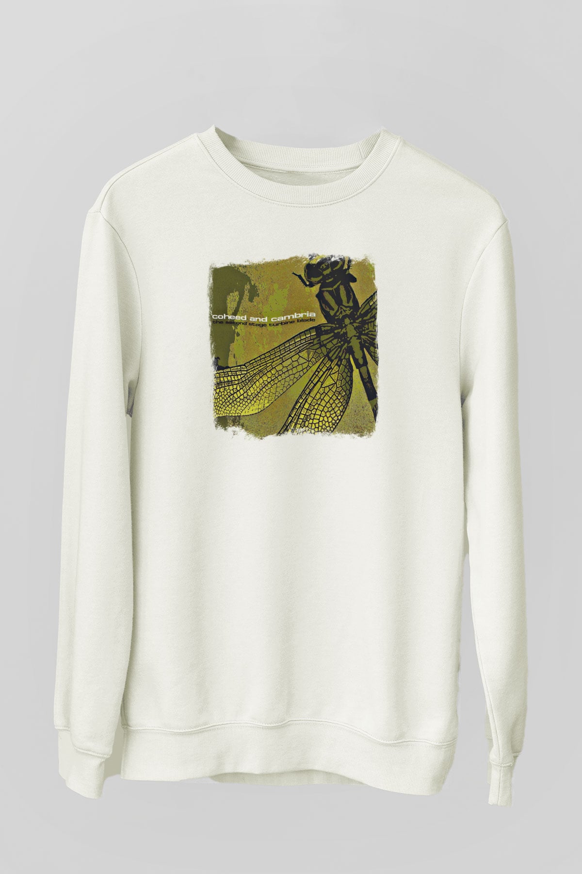 Coheed and Cambria Baskılı Unisex Beyaz Sweatshirt