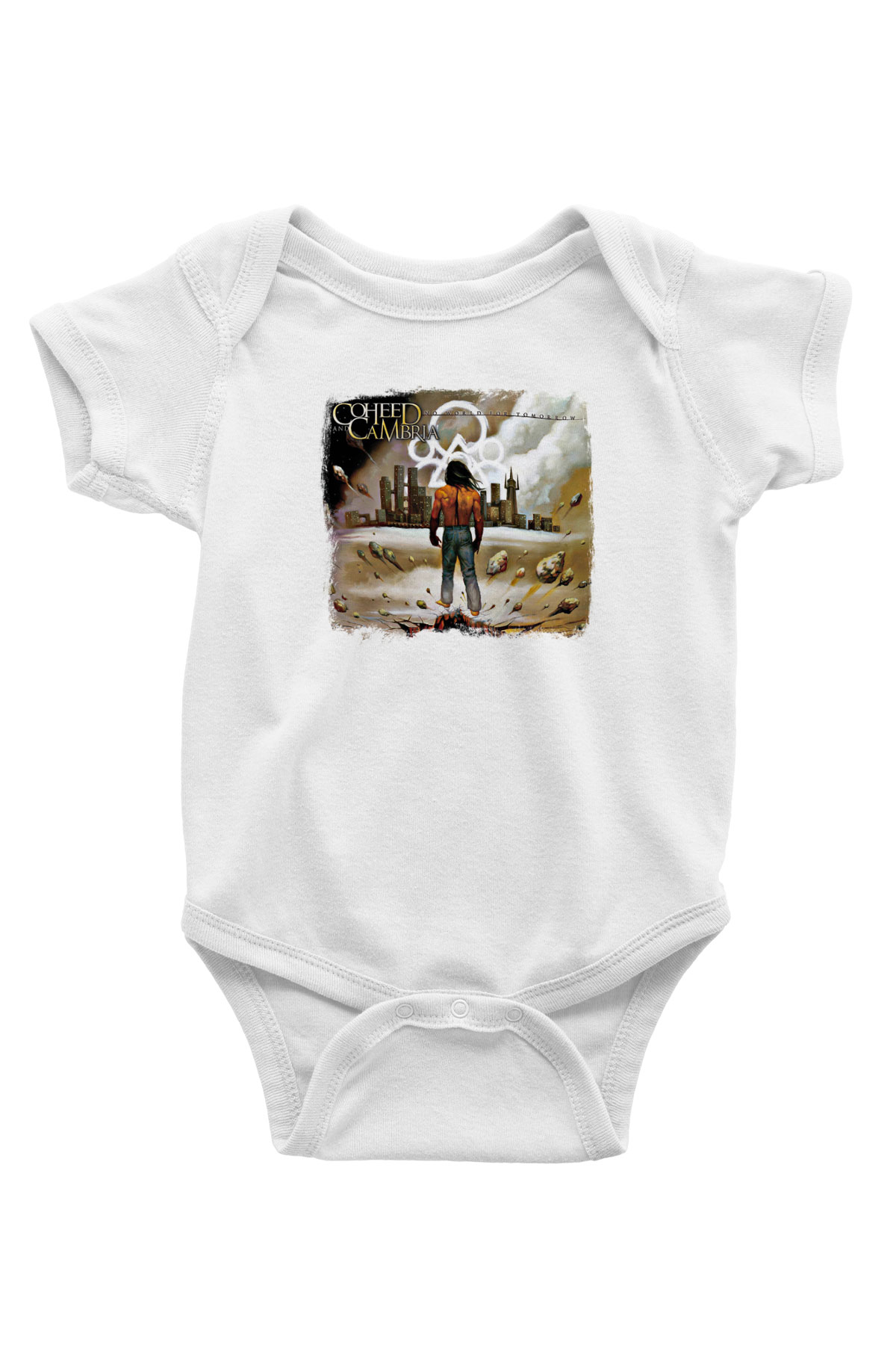 Coheed and Cambria Baskılı Unisex Beyaz Bebek Body - Zıbın