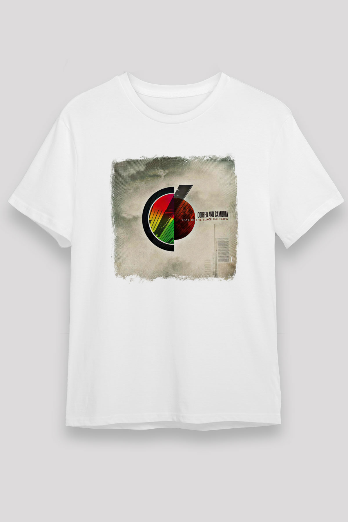 Coheed and Cambria Baskılı Unisex Beyaz Tişört