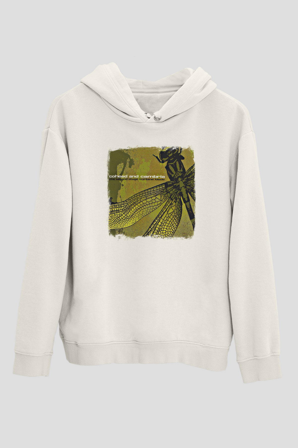 Coheed and Cambria Baskılı Unisex Beyaz Hoodie