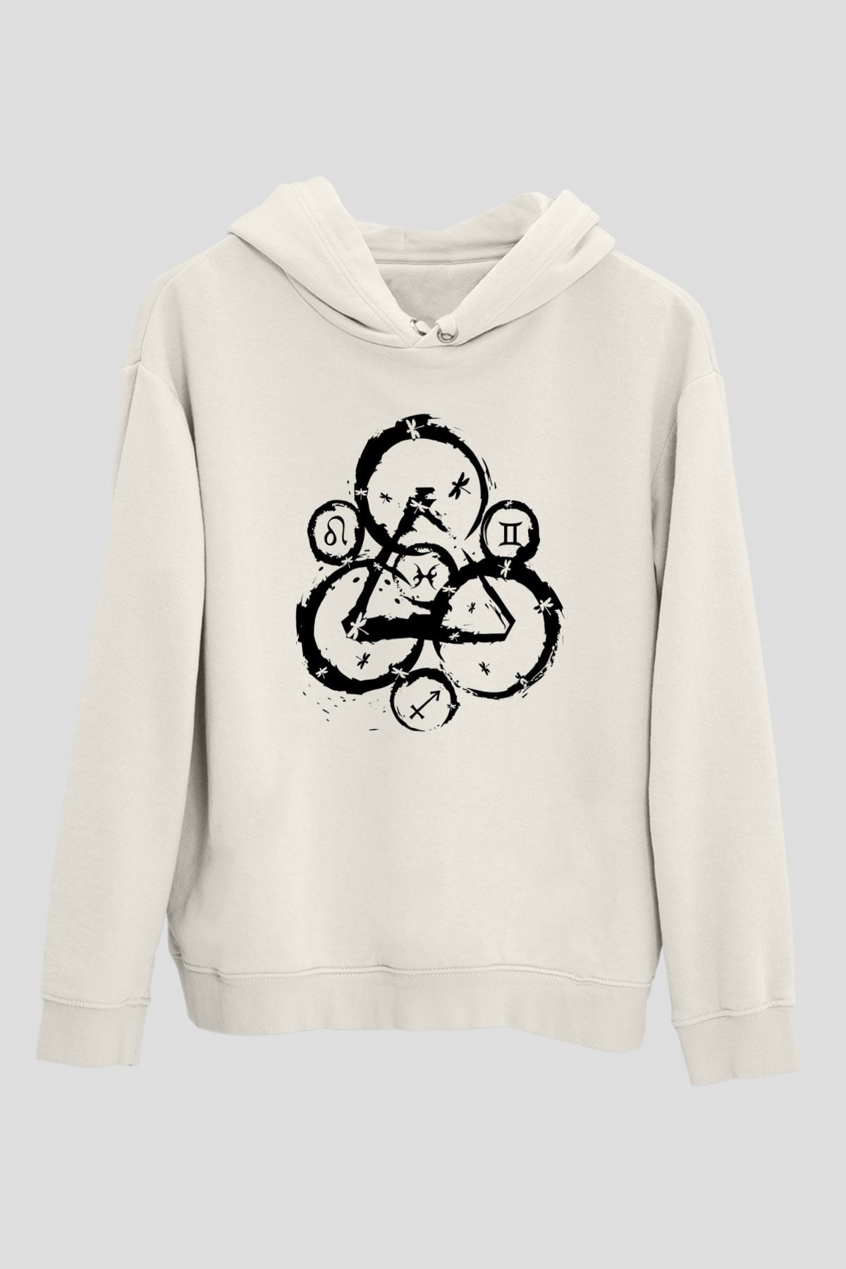Coheed and Cambria Beyaz Unisex Kapüşonlu Sweatshirt