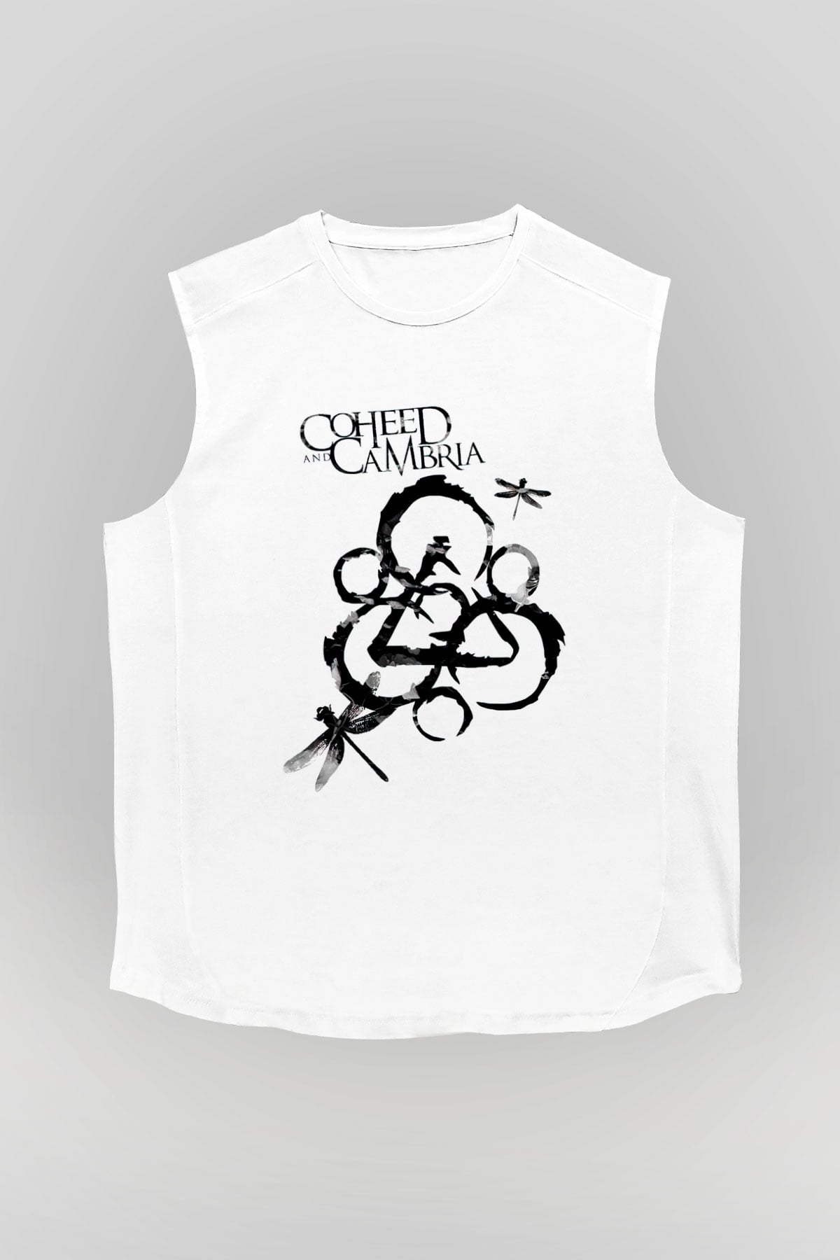 Coheed and Cambria Beyaz Unisex Kolsuz Tişört