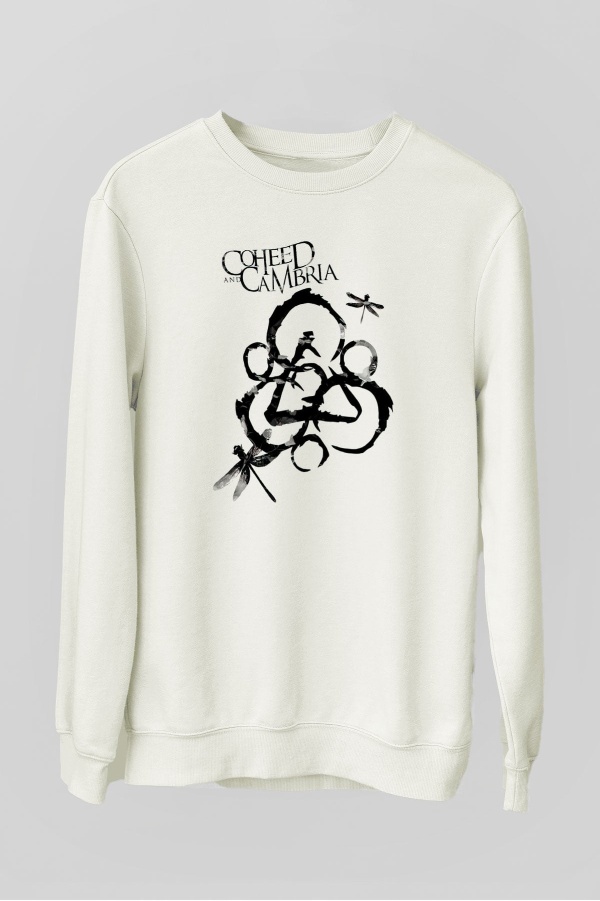 Coheed and Cambria Beyaz Unisex Sweatshirt