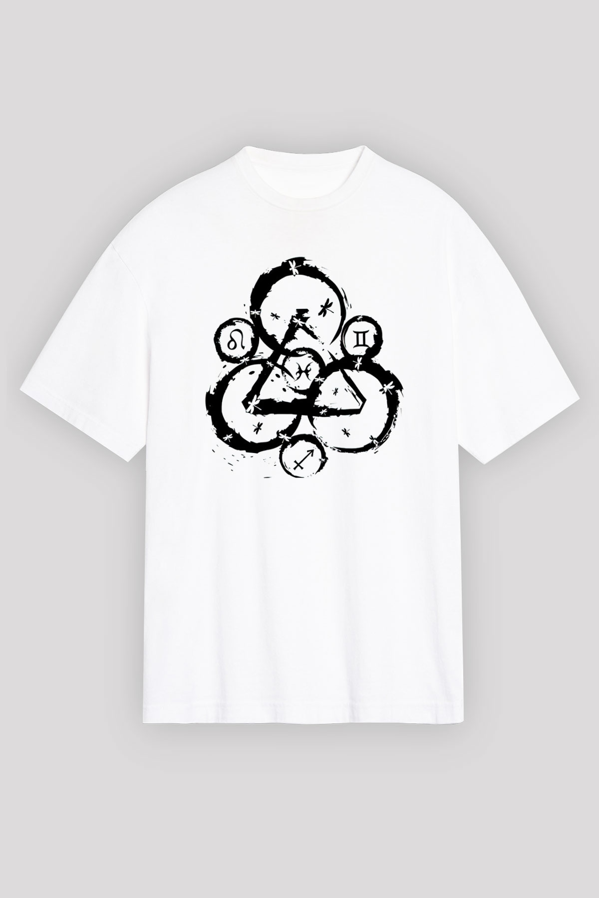 Coheed and Cambria Beyaz Unisex Tişört T-Shirt - TişörtFabrikası
