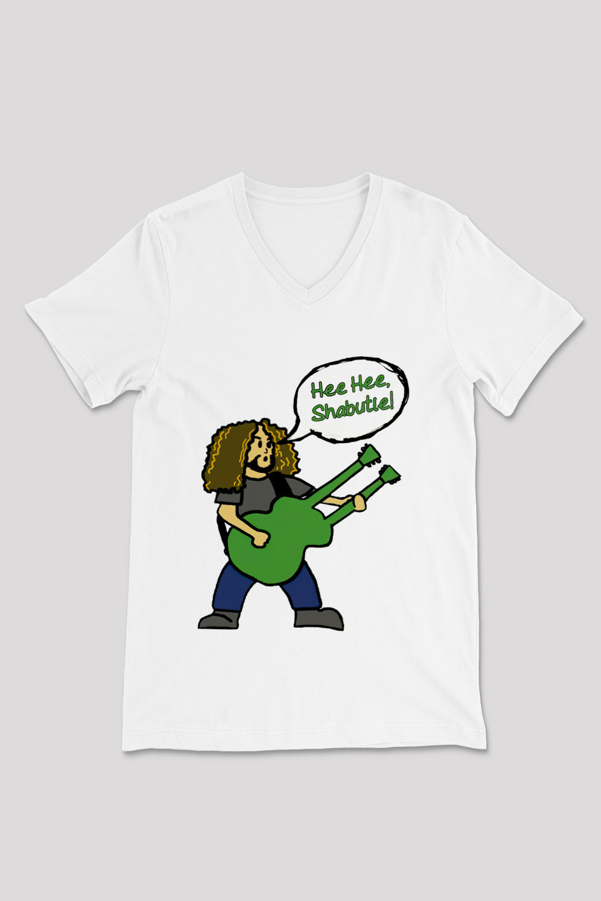 Coheed and Cambria Beyaz Unisex V Yaka Tişört