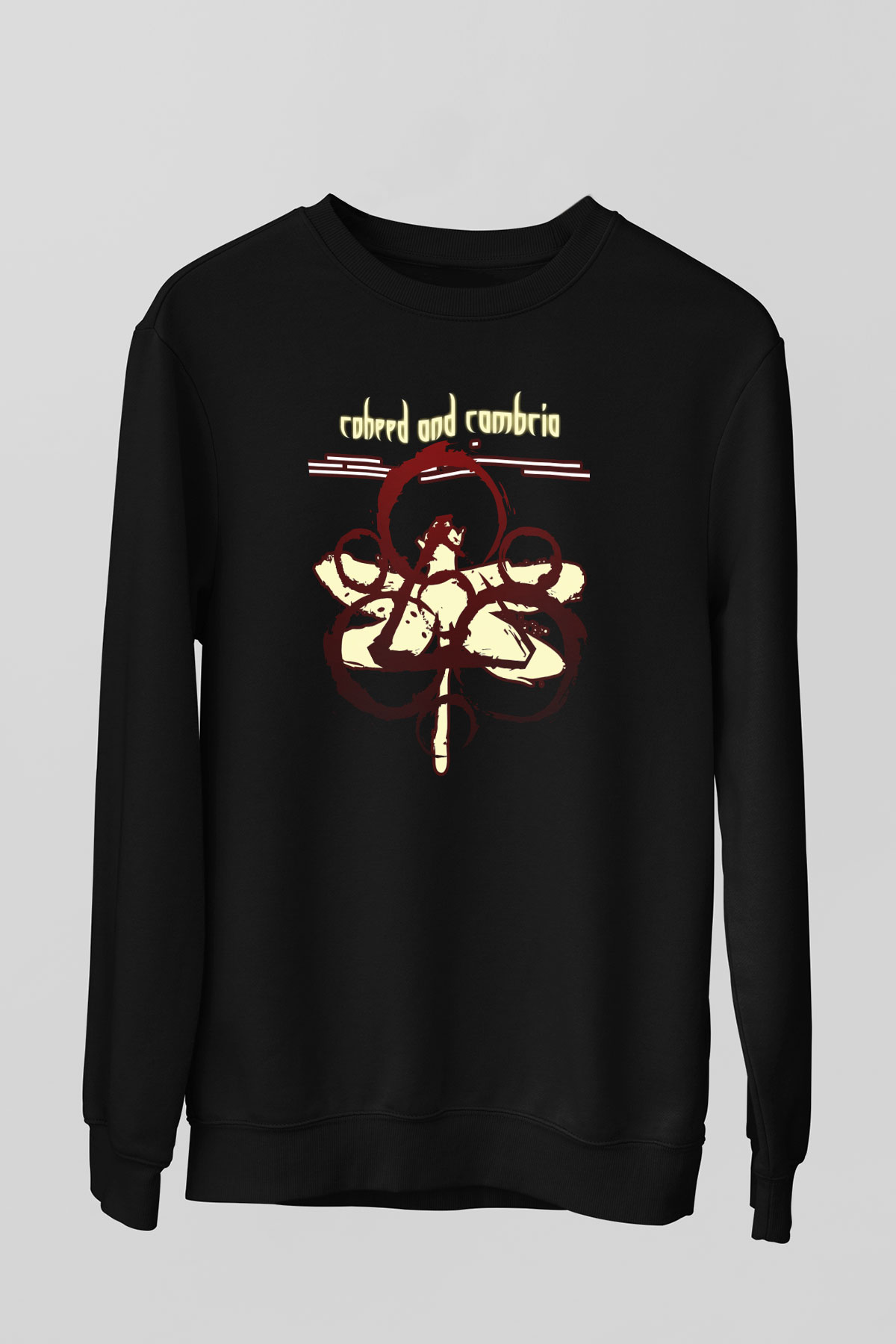 Coheed and Cambria Siyah Unisex Sweatshirt