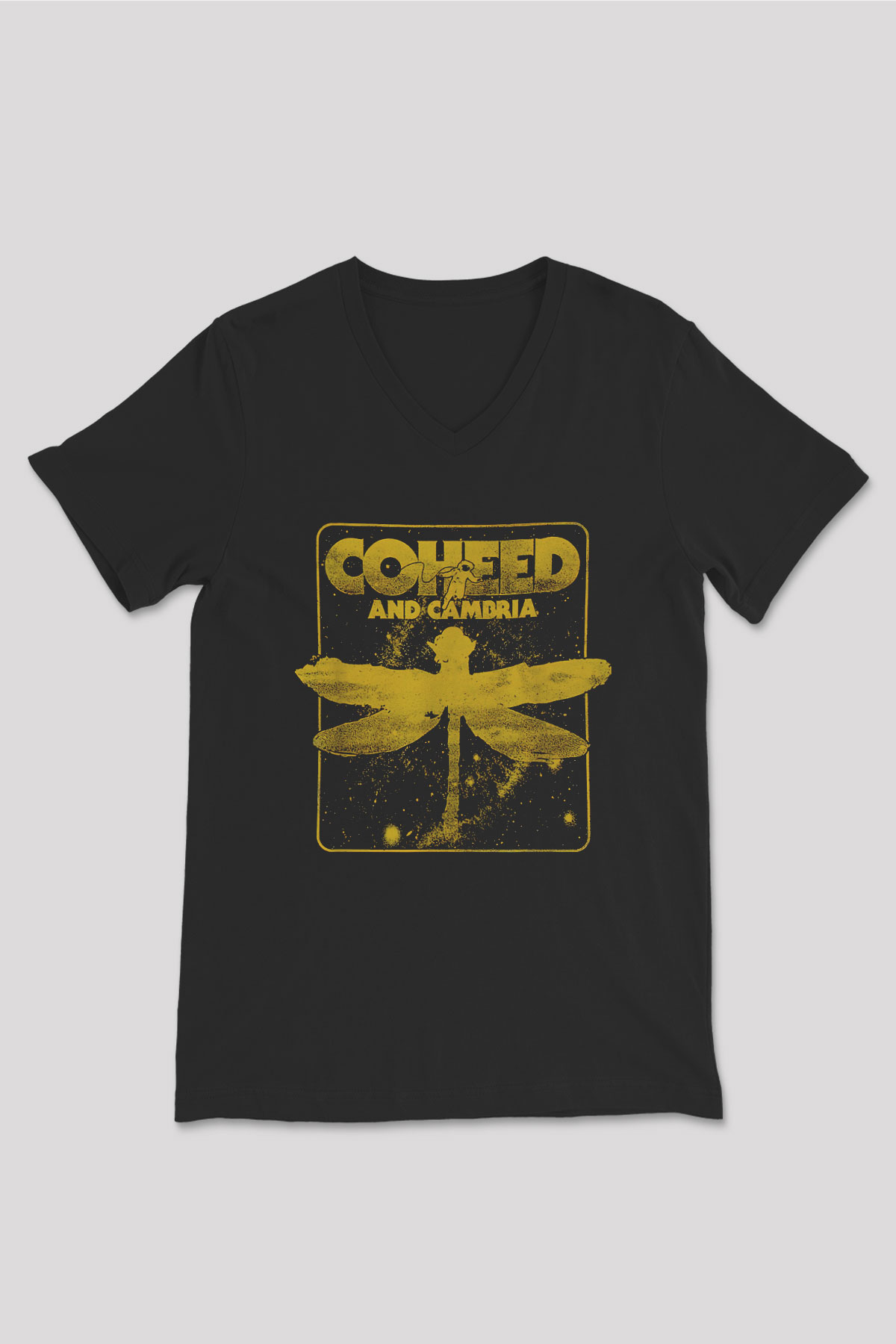Coheed and Cambria Siyah Unisex V Yaka Tişört