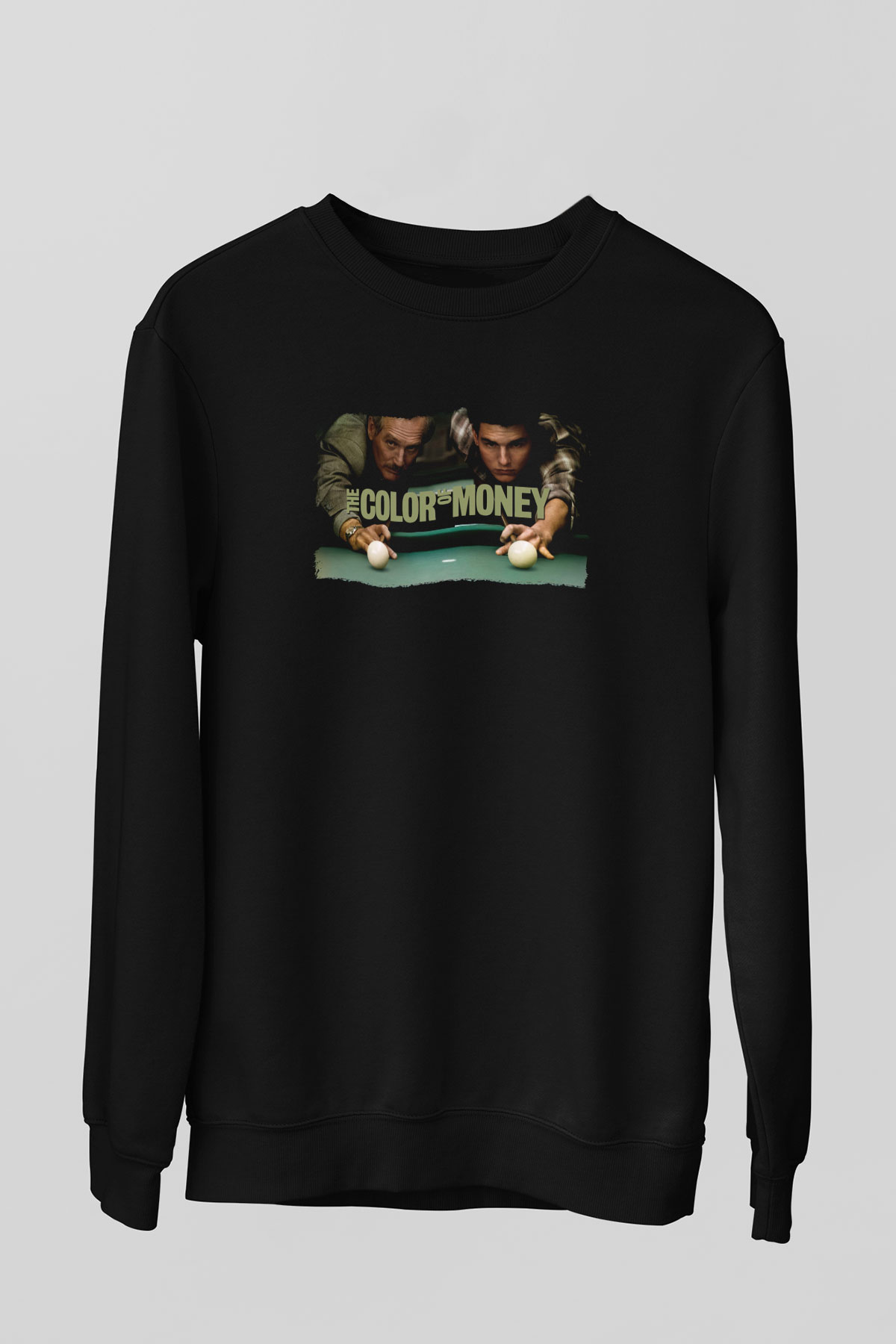 Color of Money Siyah Unisex  Sweatshirt