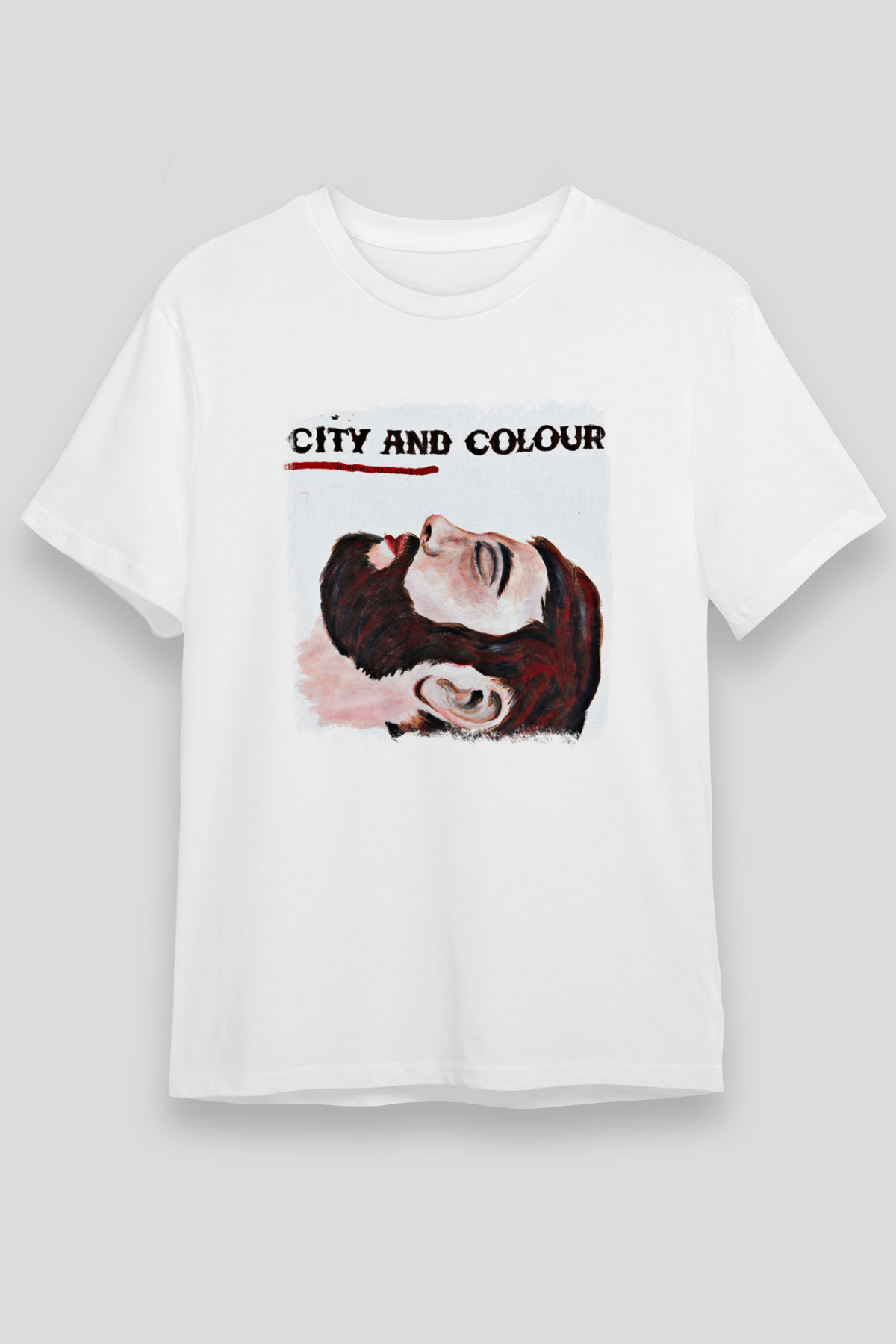 Color of Violence Baskılı Unisex Beyaz Tişört