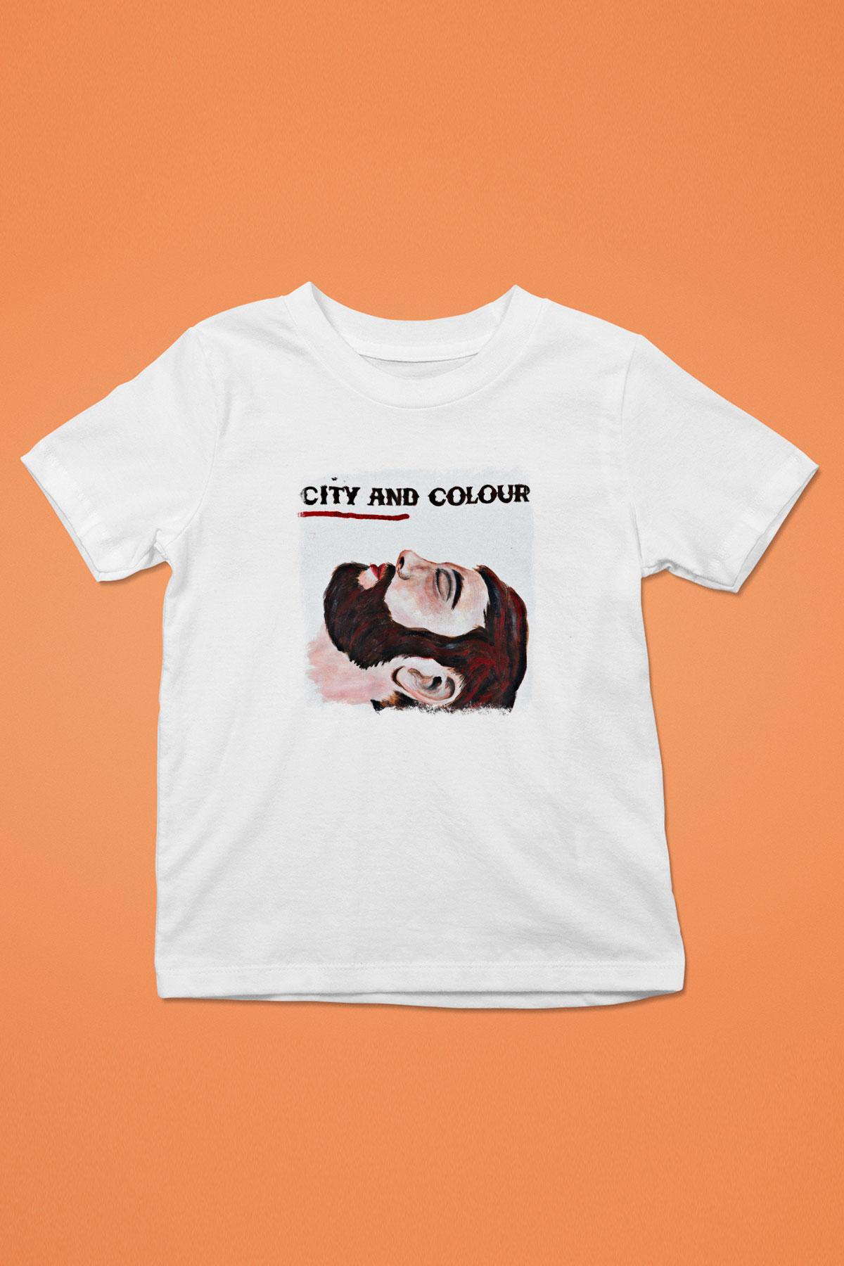 Color of Violence Baskılı Unisex Beyaz Çocuk Tişört