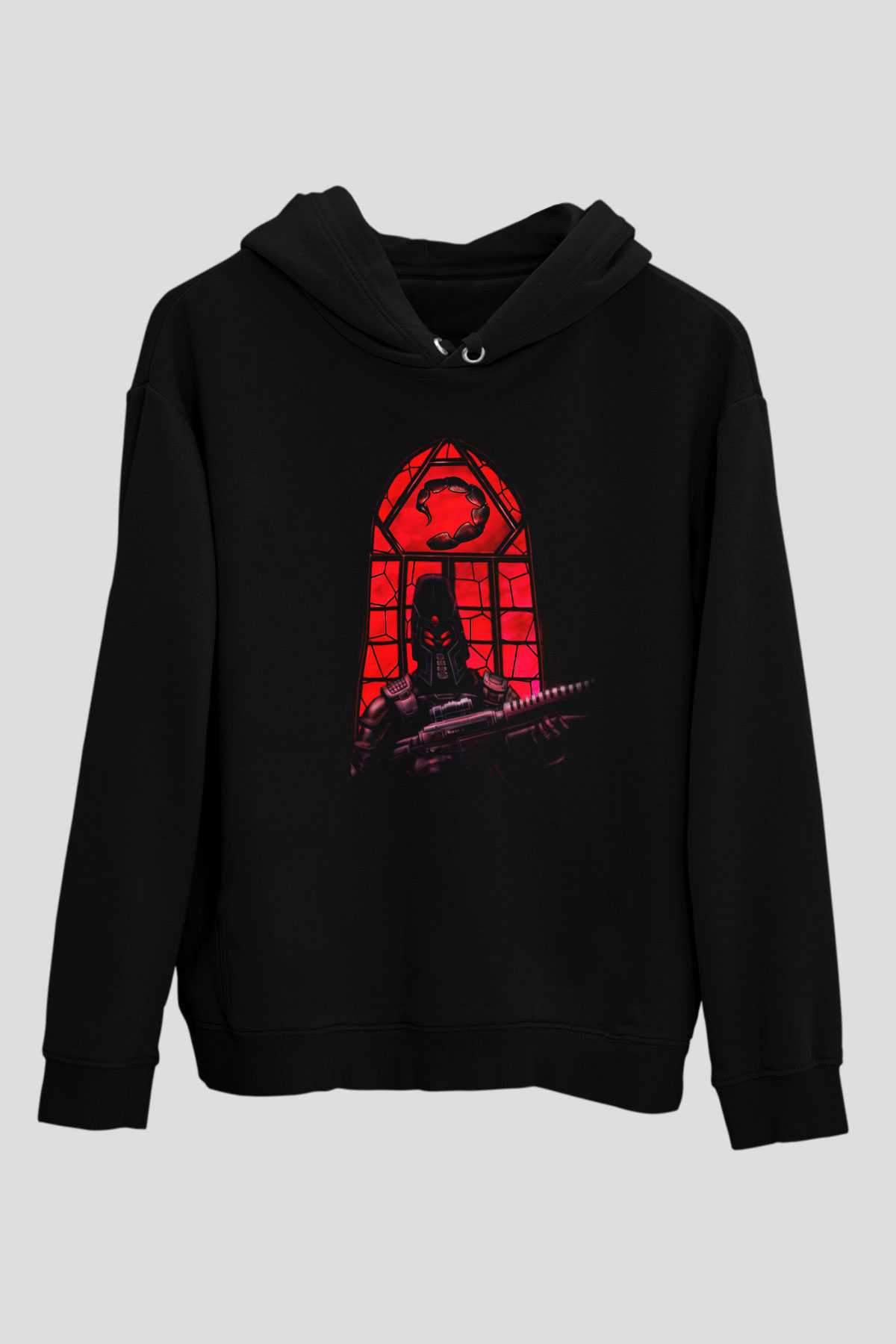 Command and Conquer Siyah Unisex Hoodie