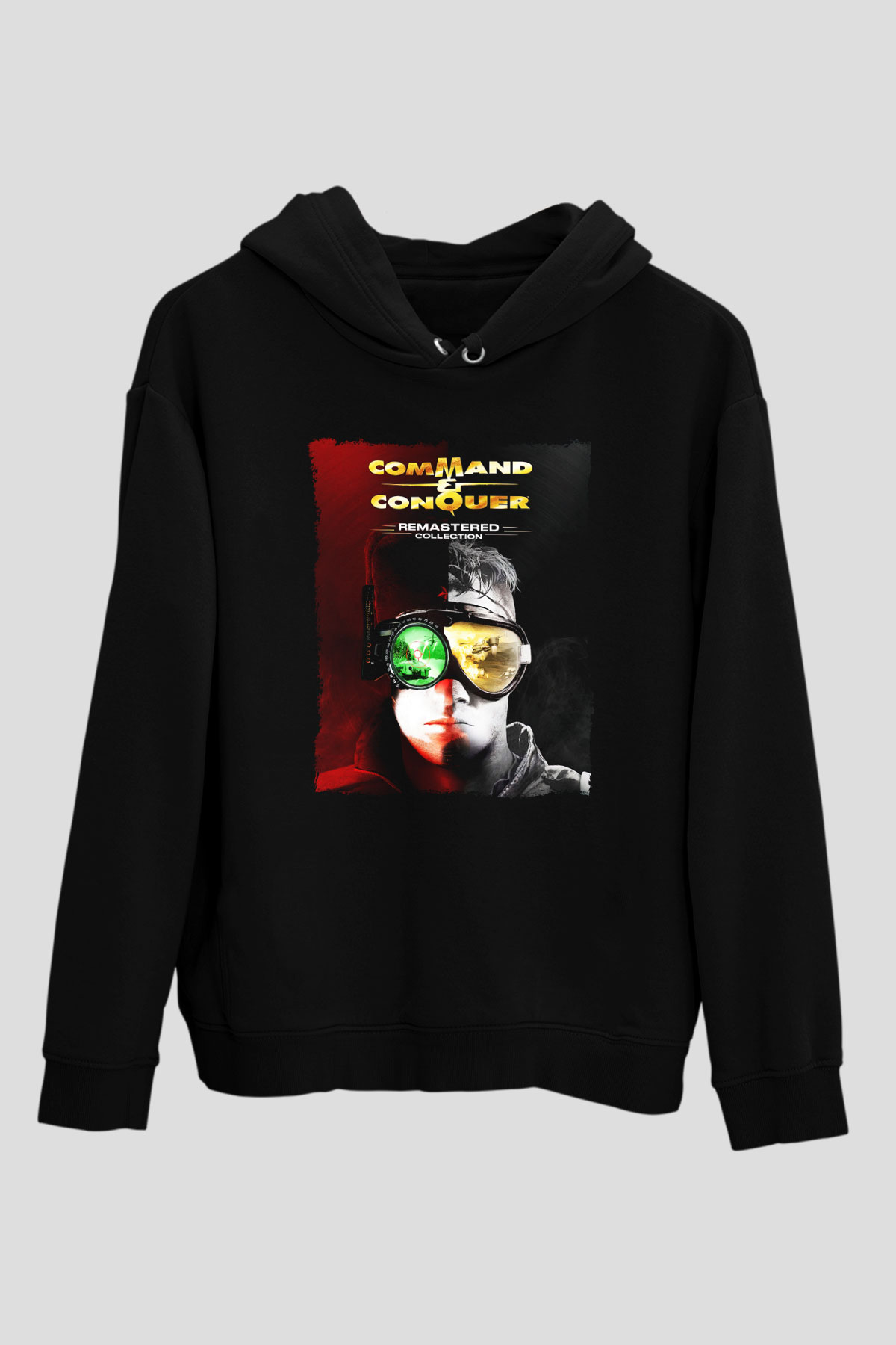 Command and Conquer Siyah Unisex Hoodie