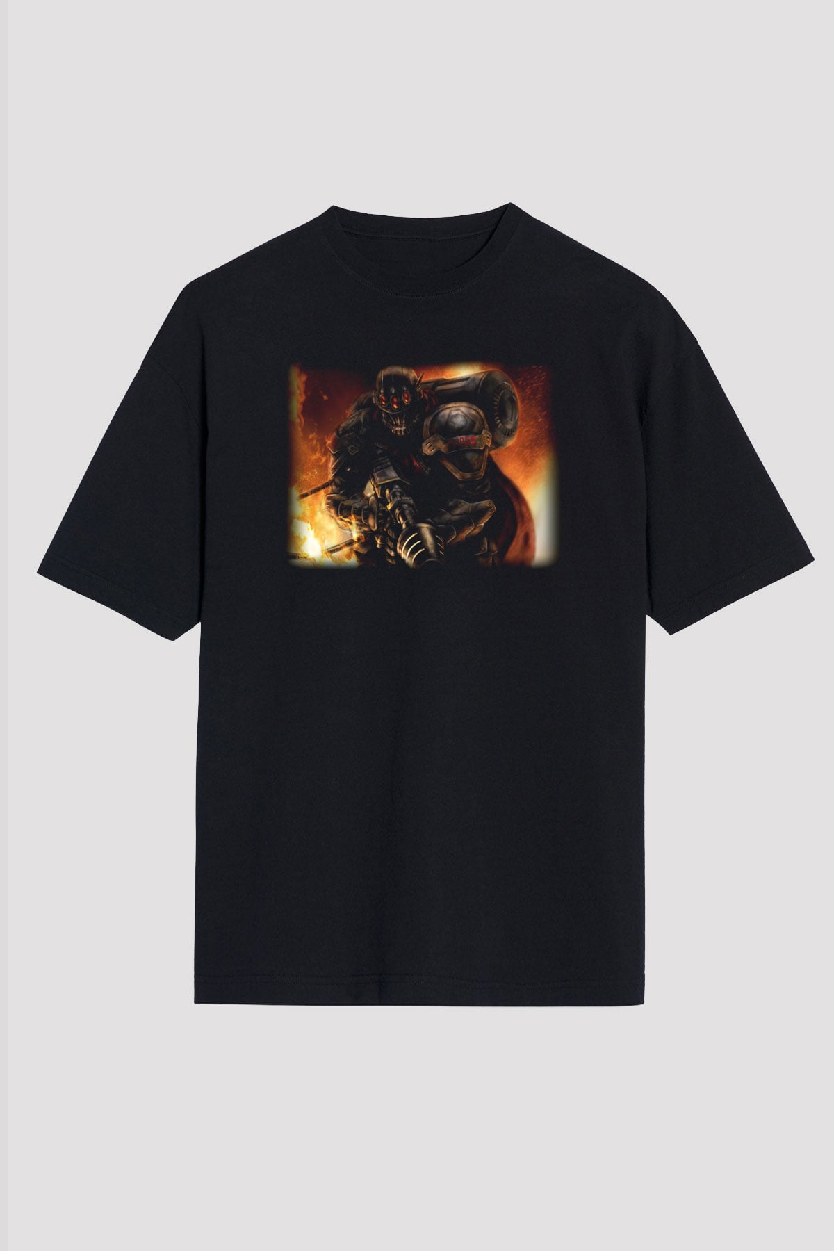 Command and Conquer Siyah Unisex Oversize Tişört T-Shirt