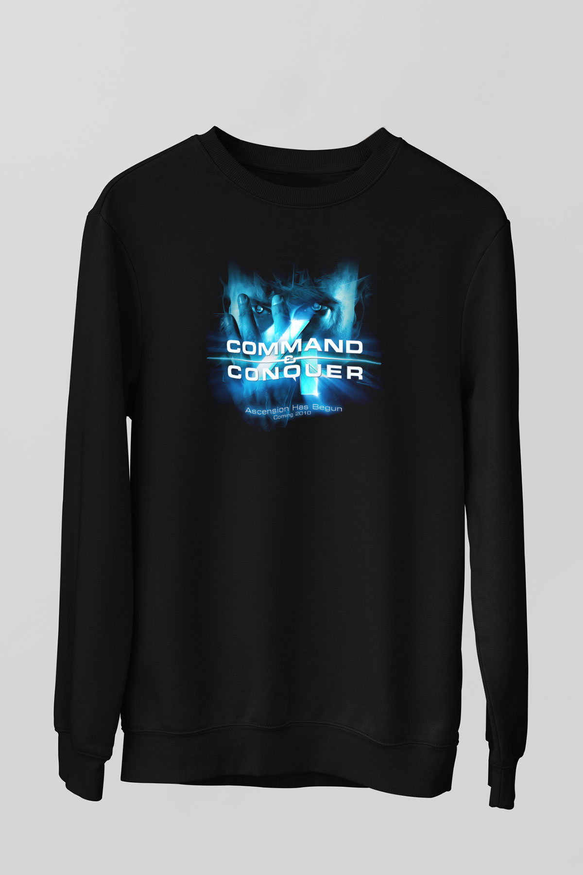 Command and Conquer Siyah Unisex Sweatshirt