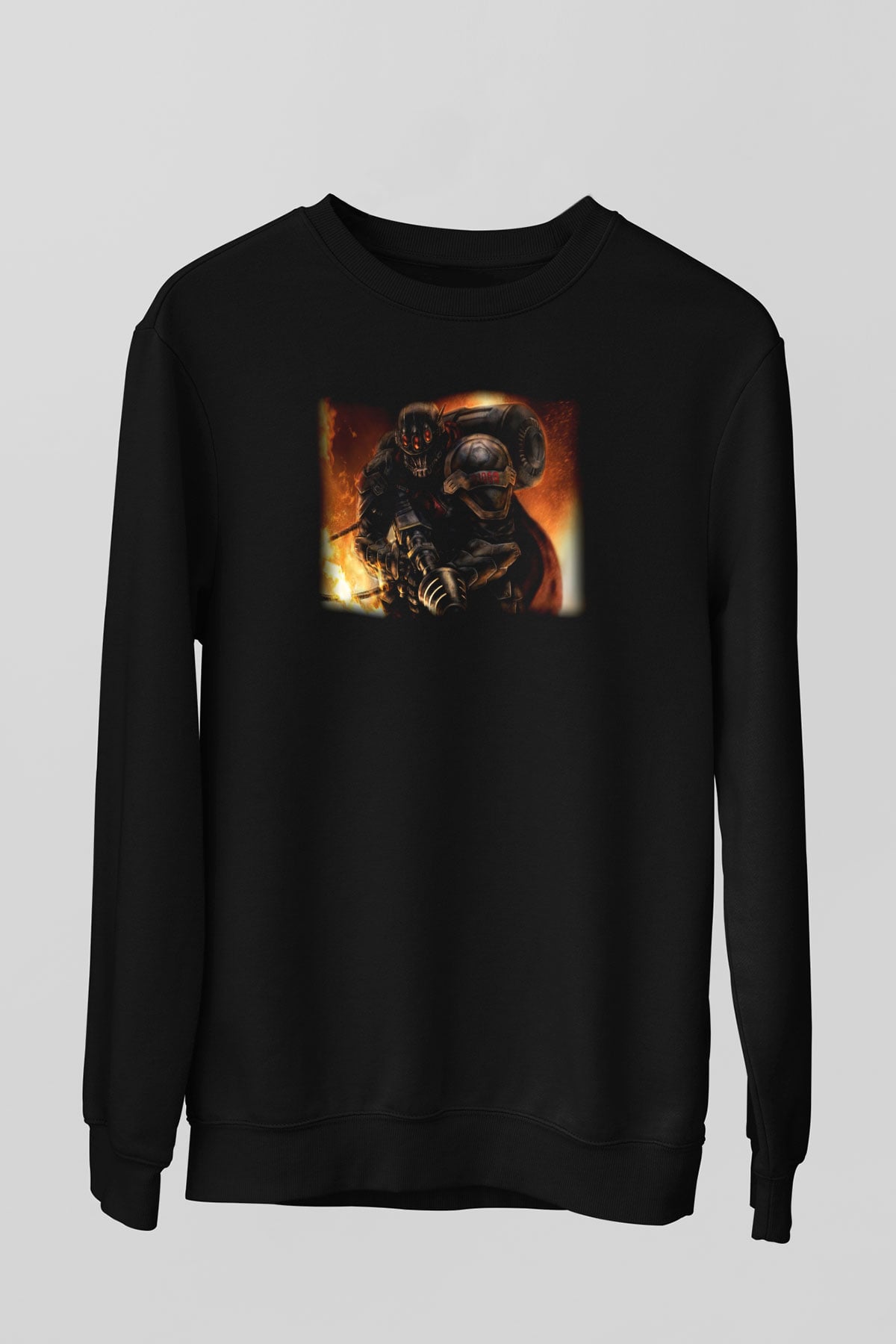 Command and Conquer Siyah Unisex Sweatshirt