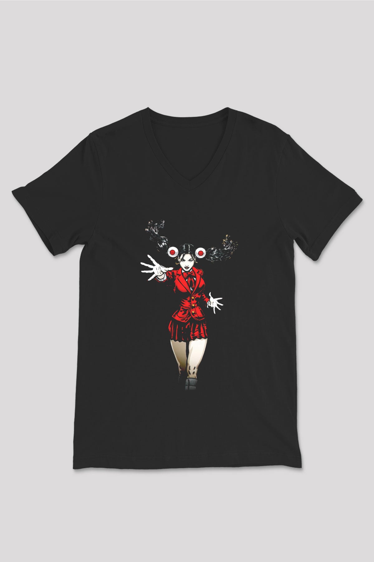 Command and Conquer Siyah Unisex V Yaka Tişört