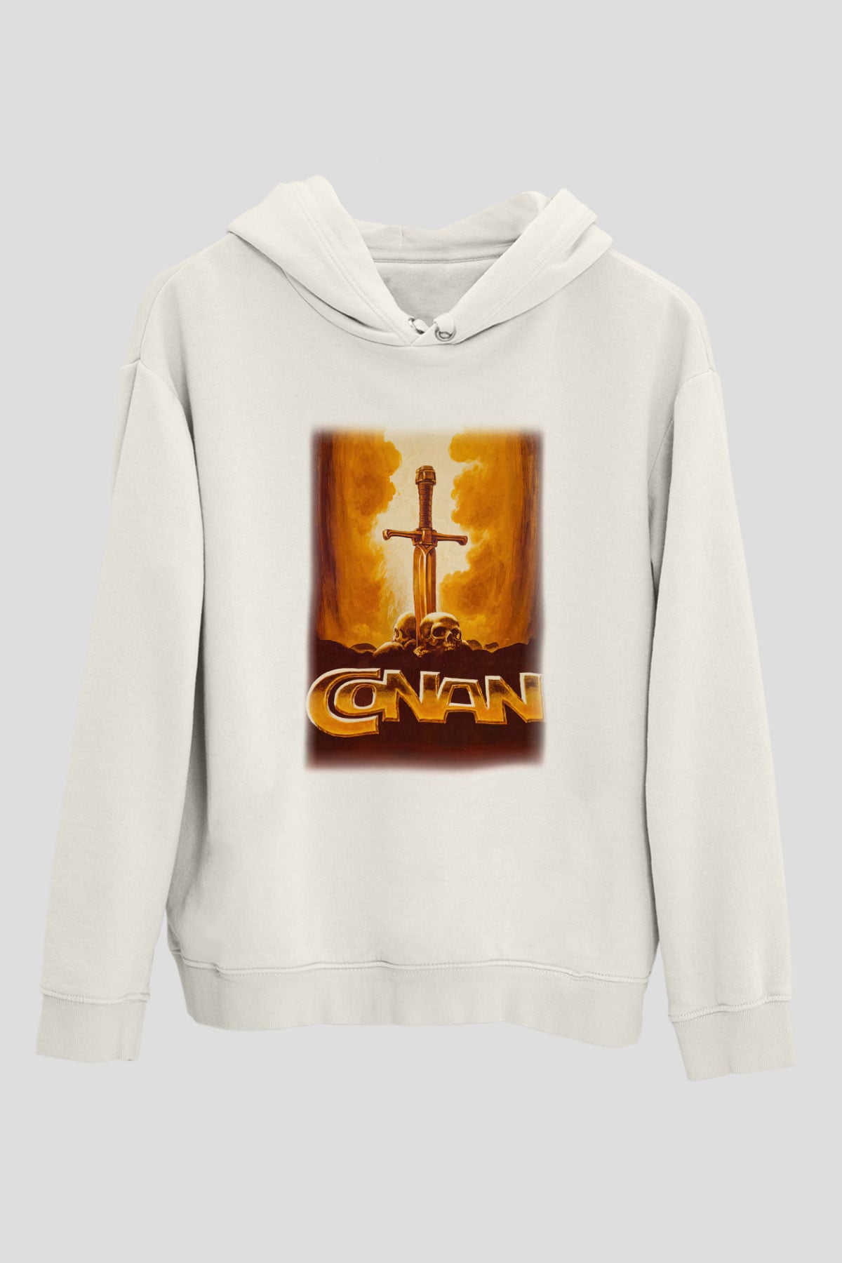 Conan the Barbarian Beyaz Unisex Hoodie