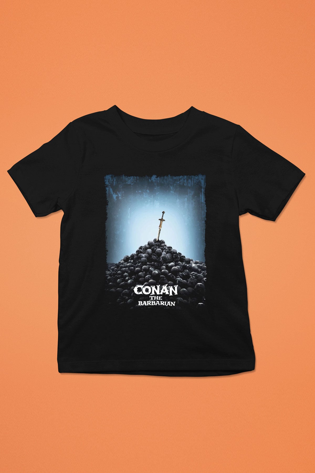 Conan the Barbarian Siyah Unisex Çocuk Tişört