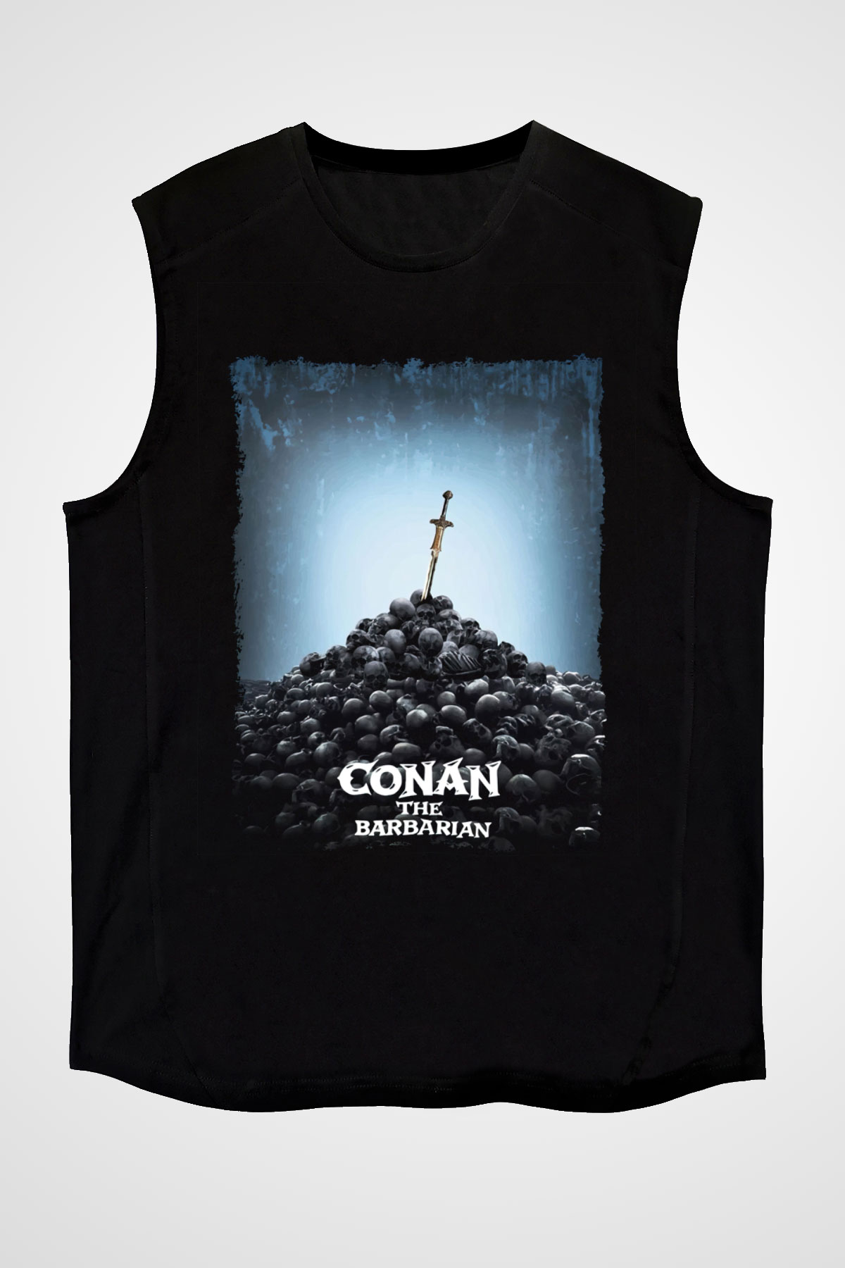 Conan the Barbarian Siyah Unisex Kolsuz Tişört