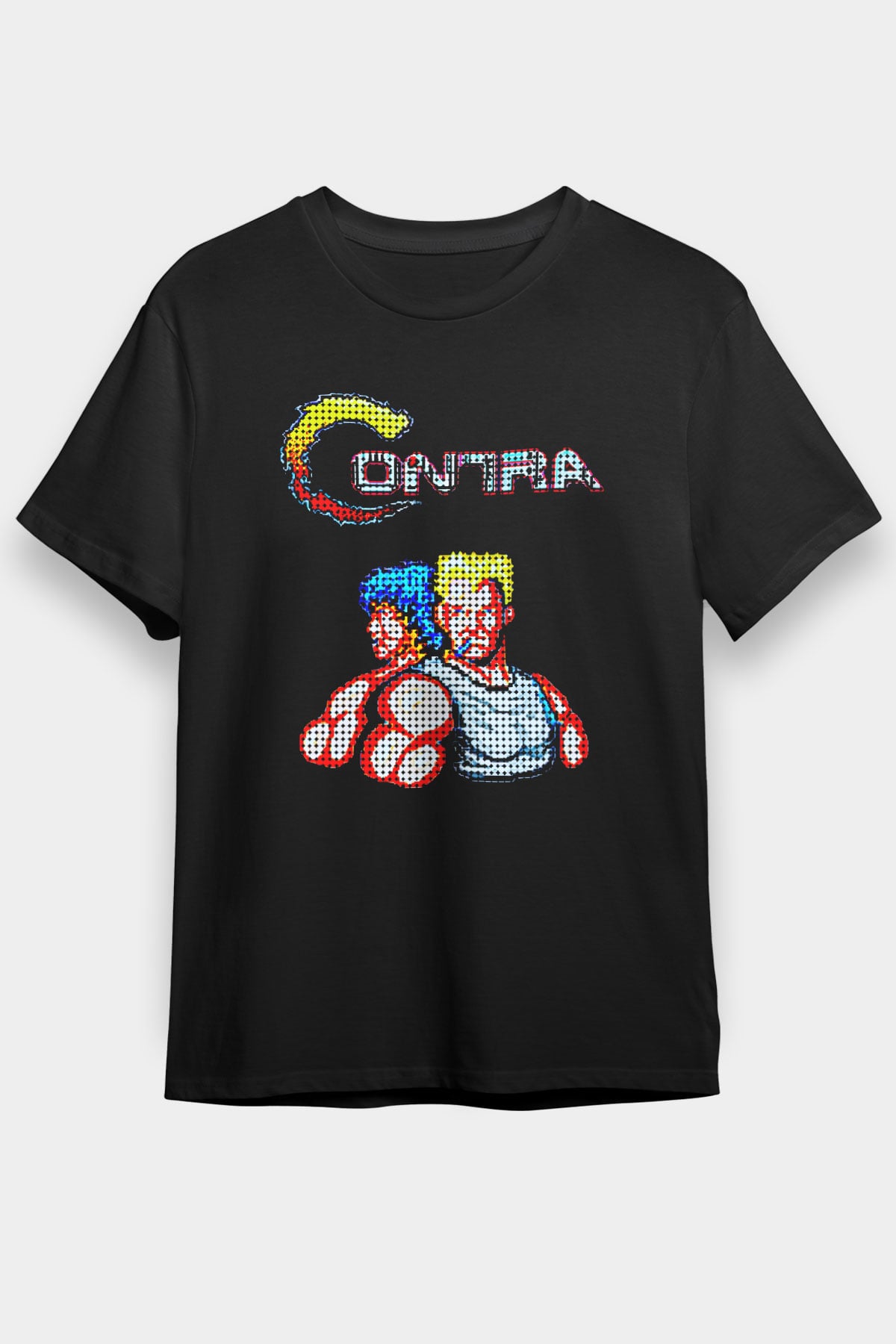 Contra Siyah Unisex Tişört T-Shirt