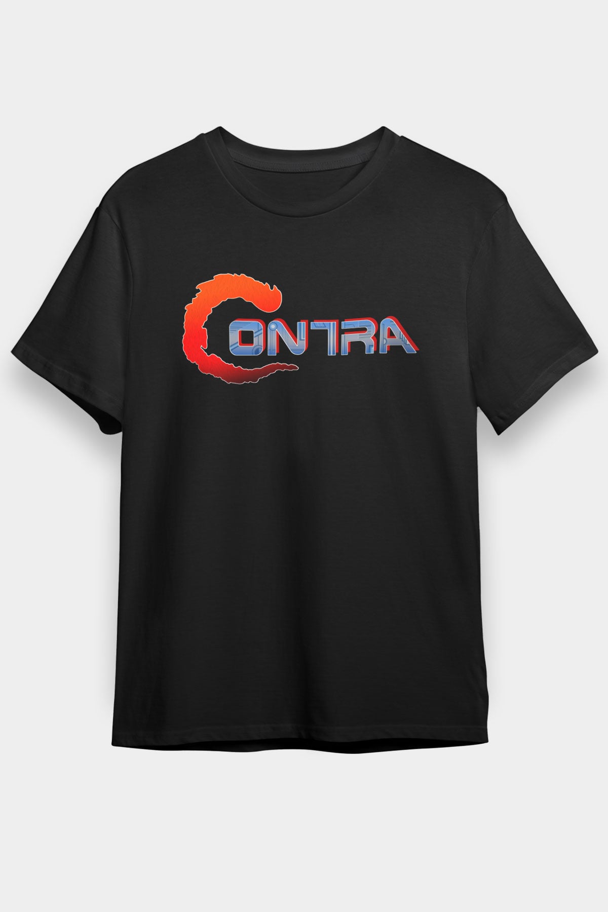 Contra Siyah Unisex Tişört T-Shirt