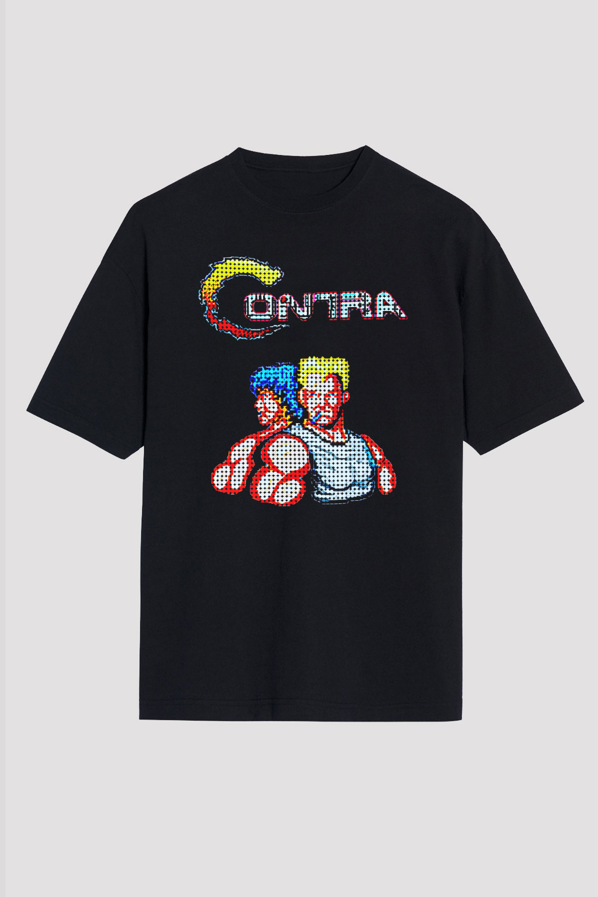 Contra Siyah Unisex Tişört T-Shirt
