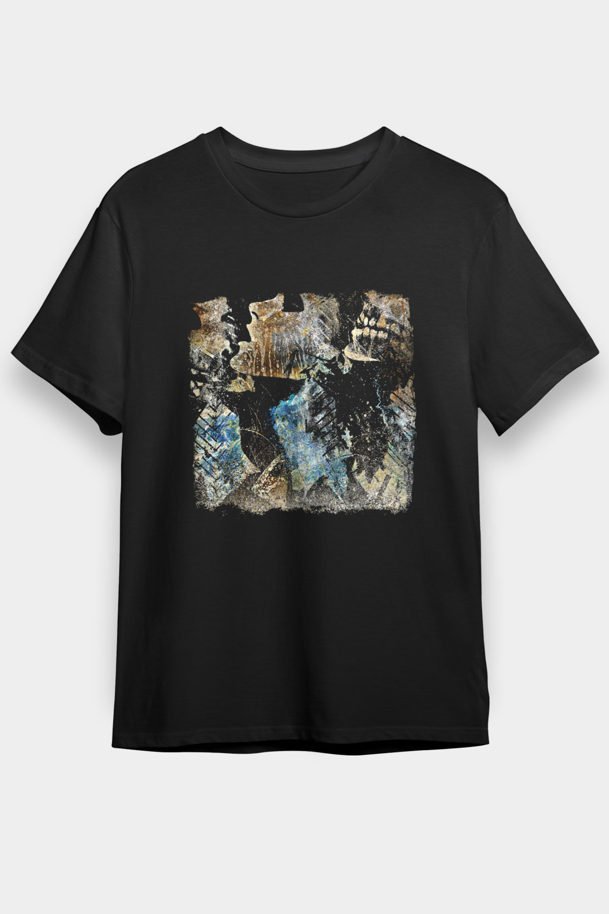 Converge Baskılı Unisex Siyah Tişört