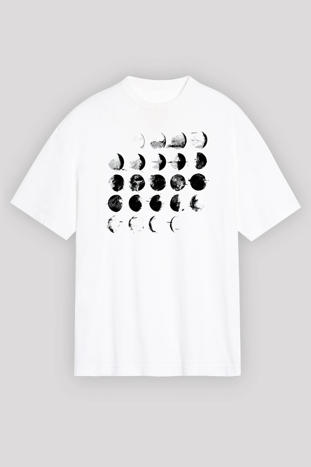 Converge Beyaz Unisex Oversize Tişört T-Shirt