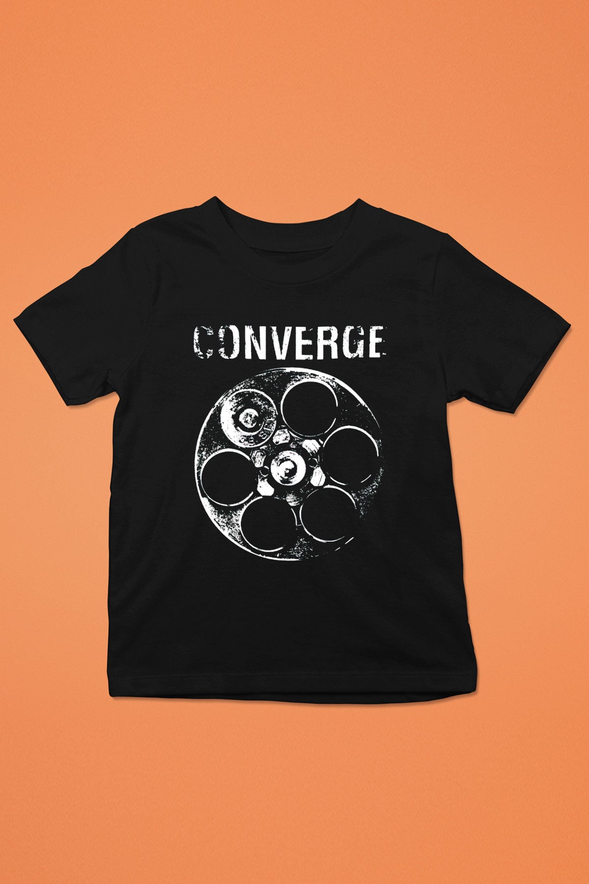 Converge Siyah Unisex Çocuk Tişört