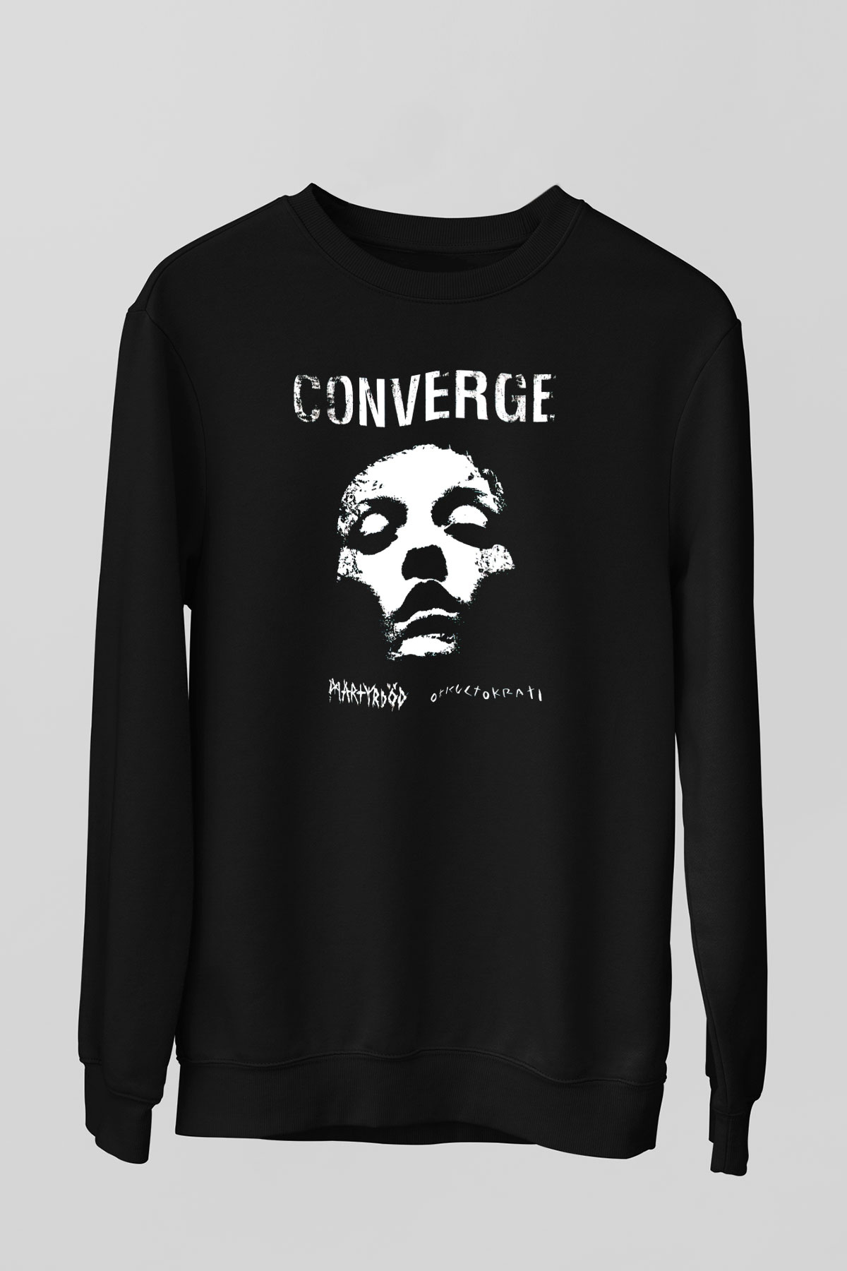 Converge Siyah Unisex Sweatshirt