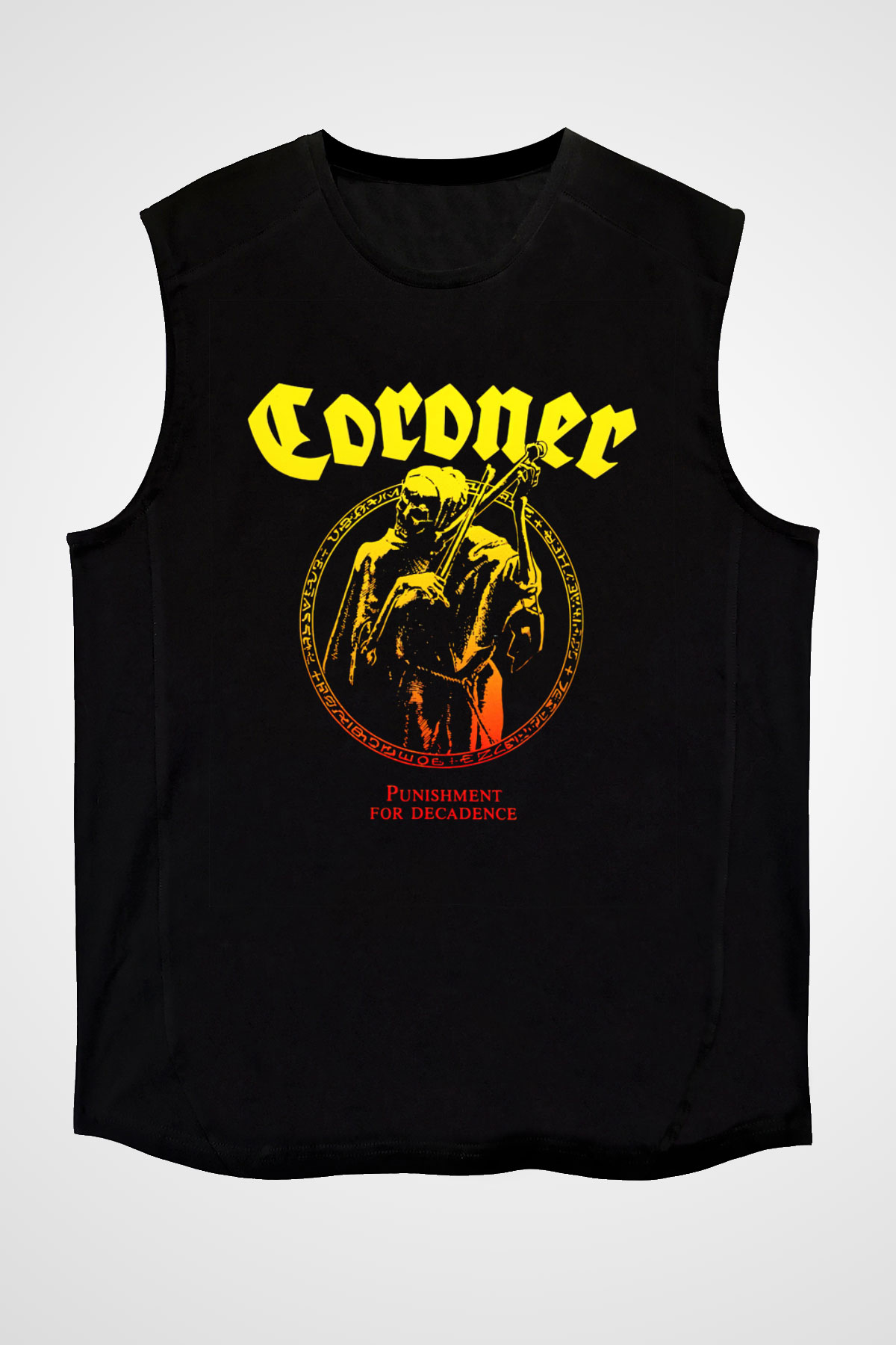 Coroner Siyah Unisex Kolsuz Tişört