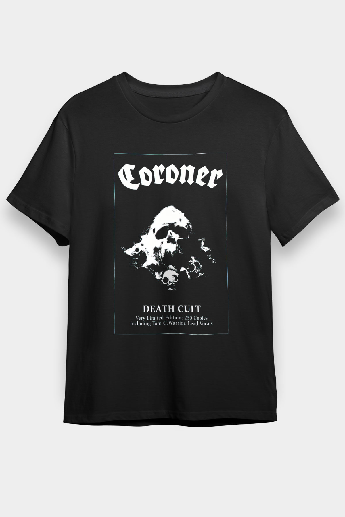 Coroner Siyah Unisex Tişört T-Shirt - TişörtFabrikası