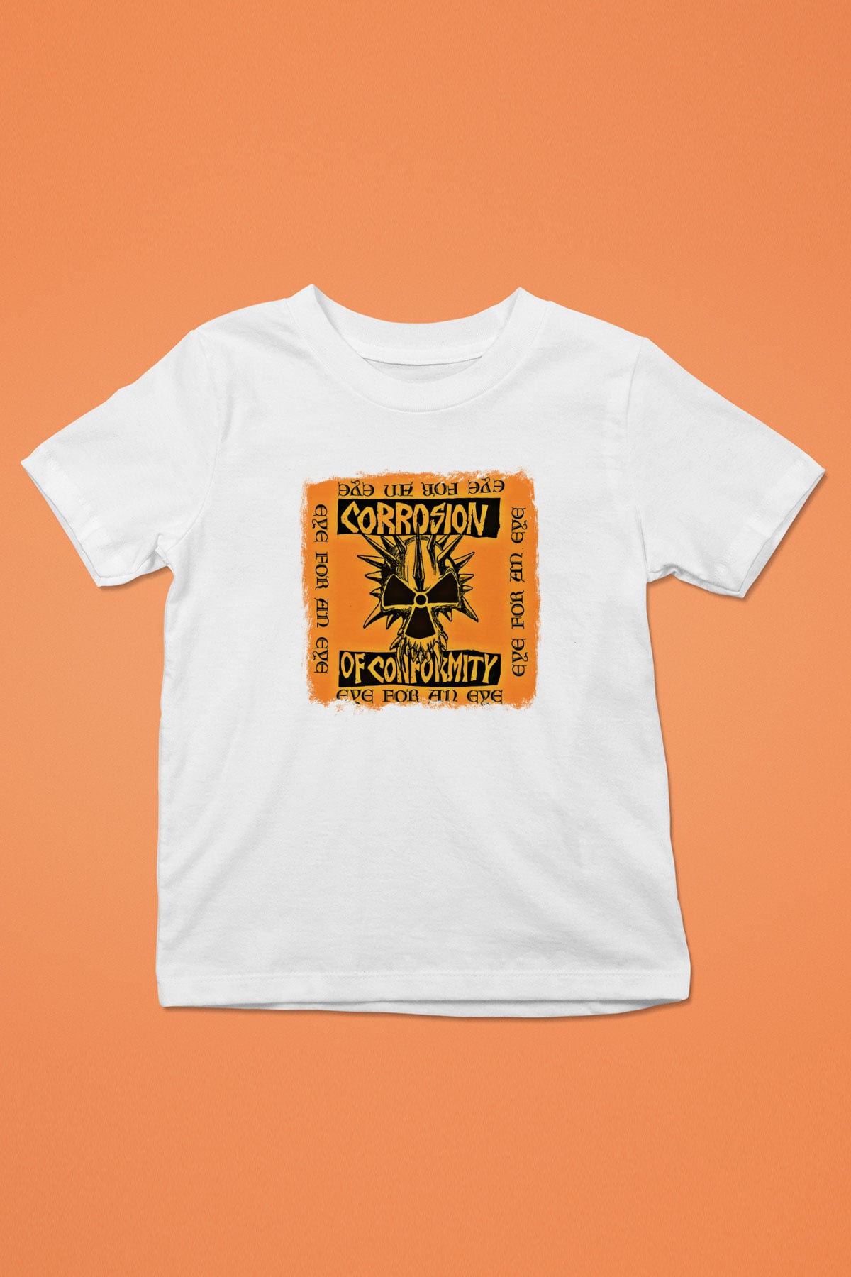 Corrosion of Conformity Baskılı Unisex Beyaz Çocuk Tişört