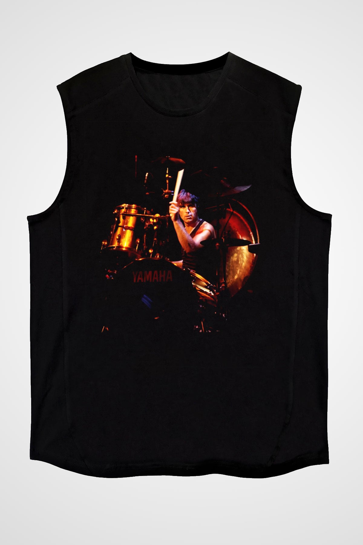 Cozy Powell Siyah Unisex Kolsuz Tişört