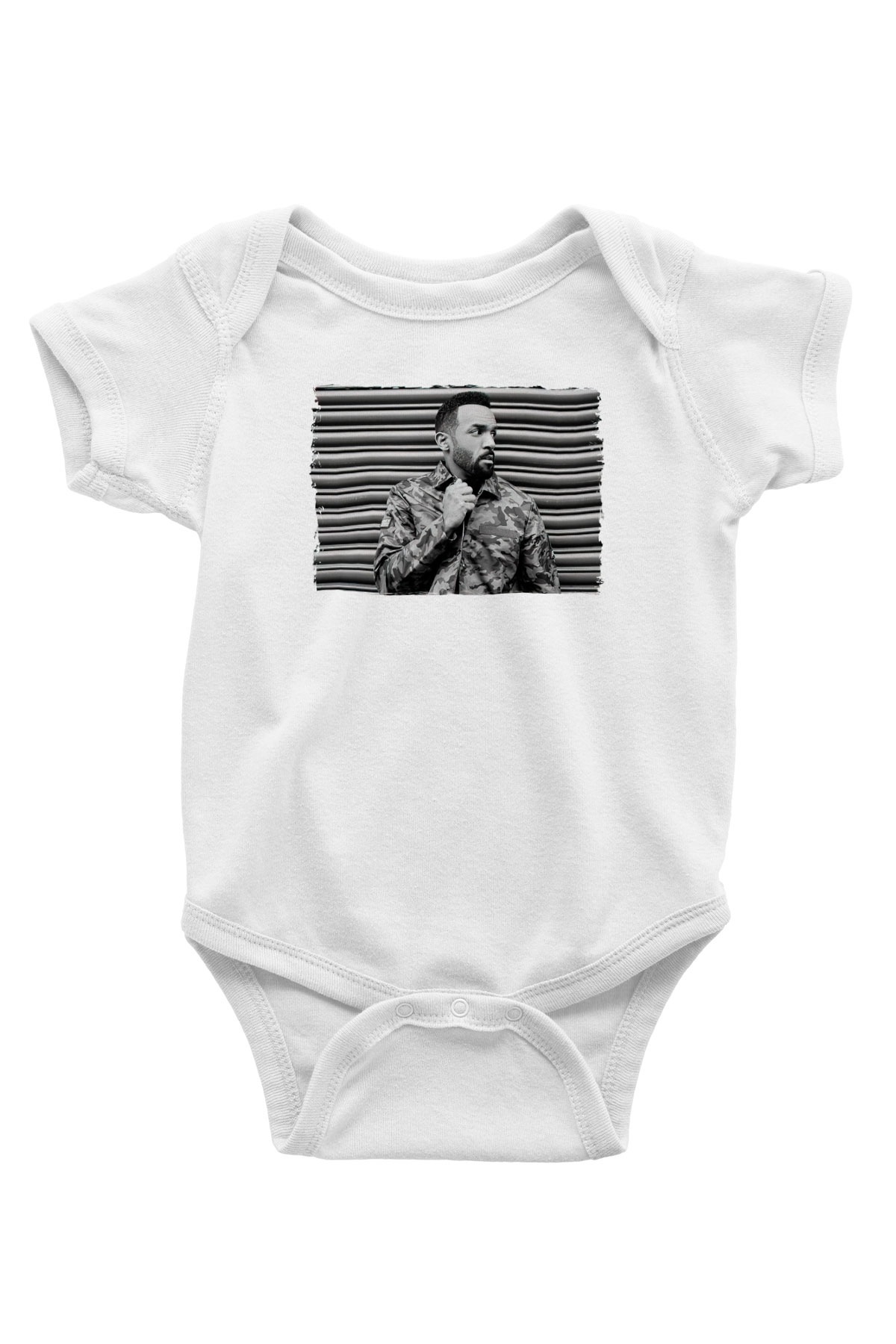 Craig David Beyaz Bebek Body - Zıbın