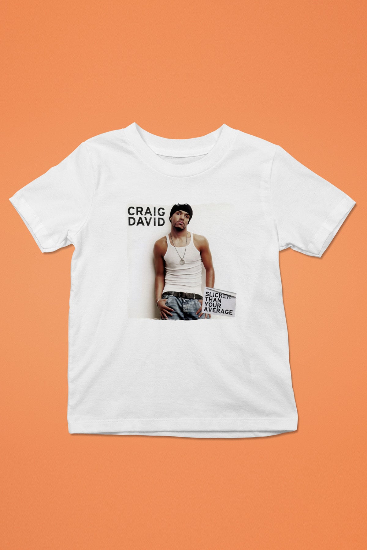 Craig David Beyaz Unisex Çocuk Tişört