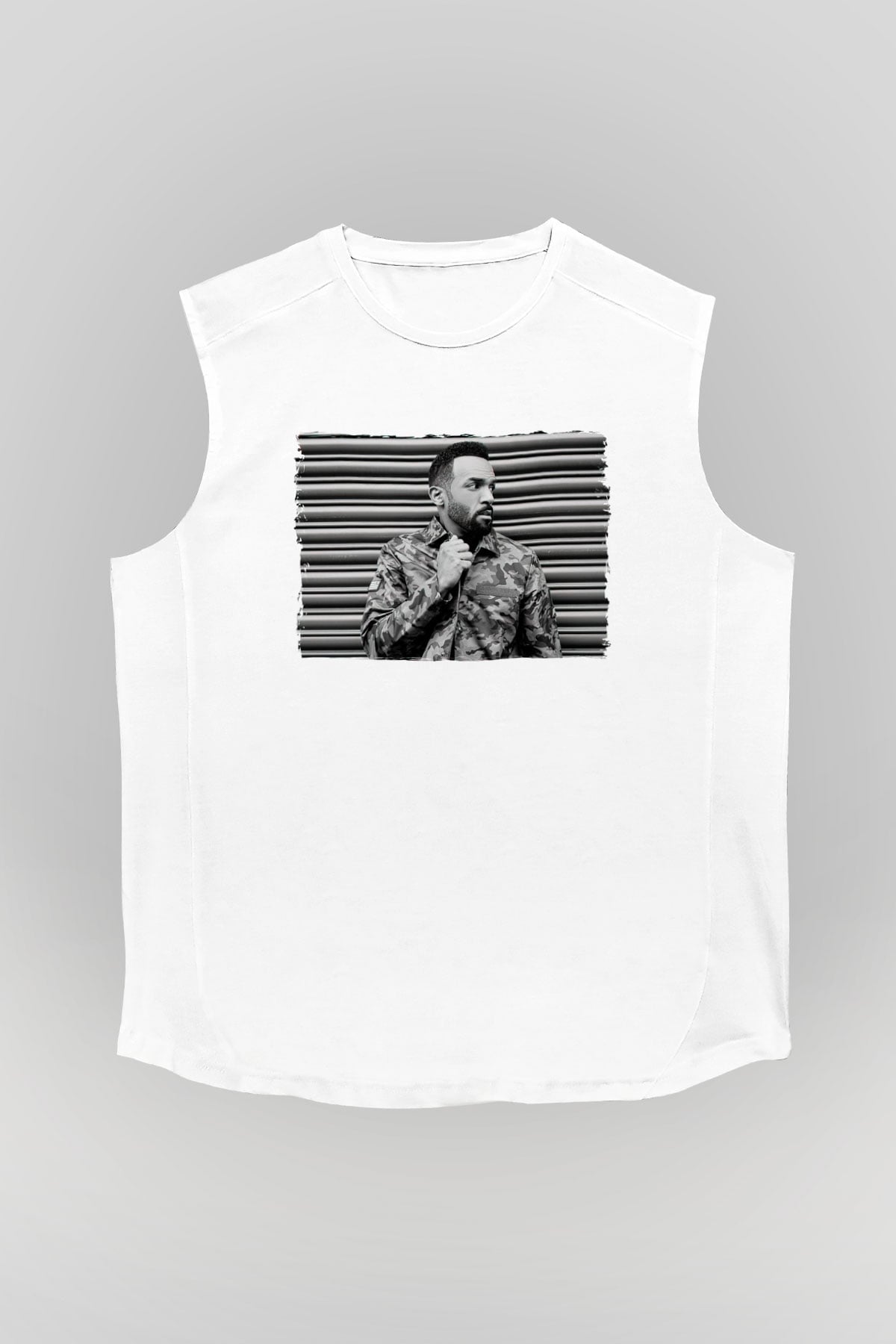 Craig David Beyaz Unisex Kolsuz Tişört
