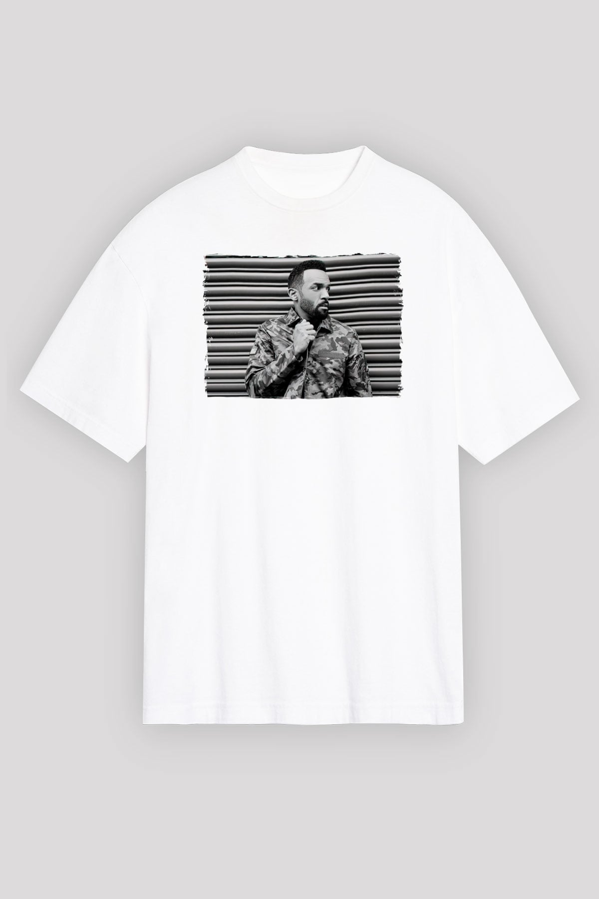 Craig David Beyaz Unisex Tişört T-Shirt - TişörtFabrikası