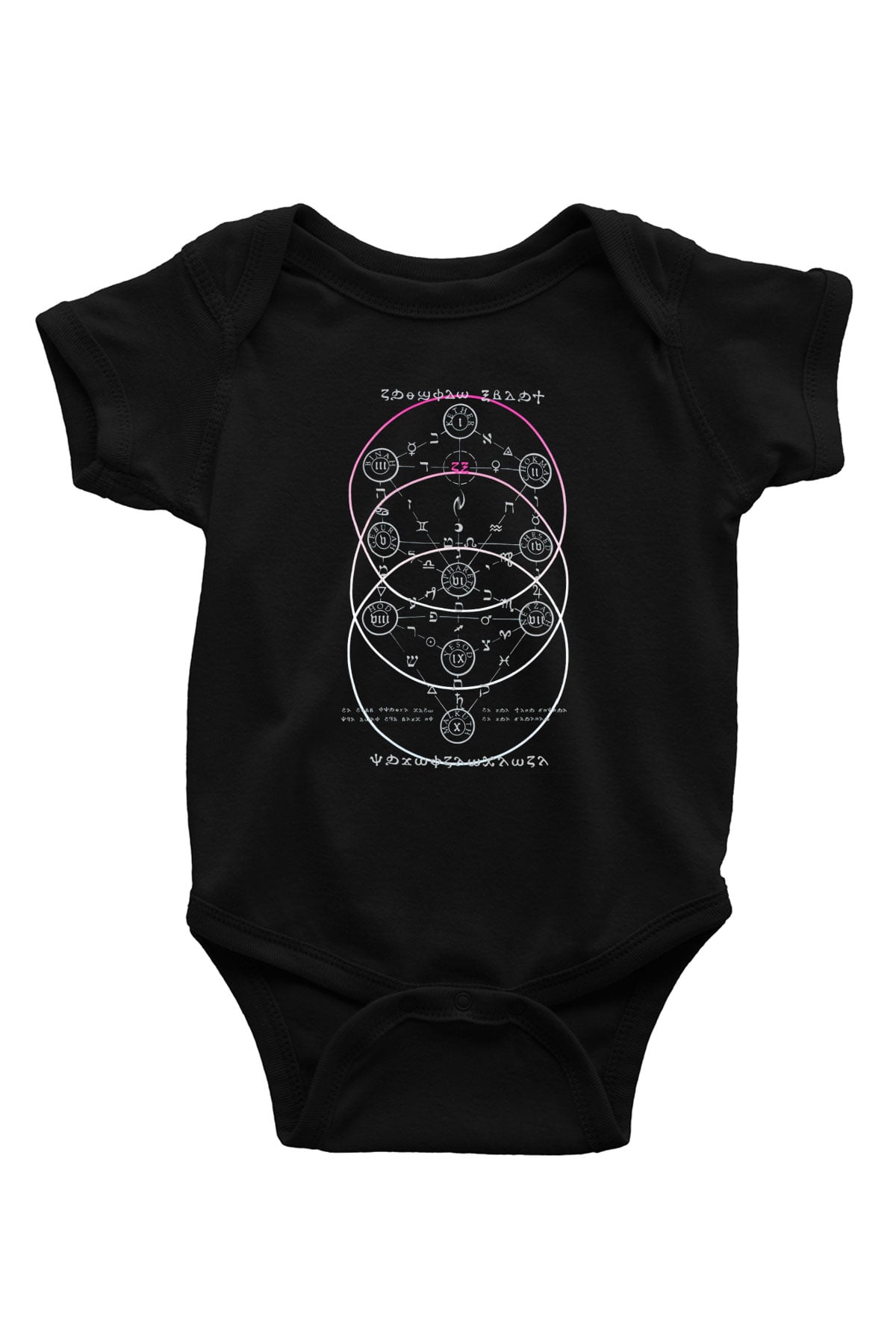 Crimson Glory Siyah Bebek Body - Zıbın