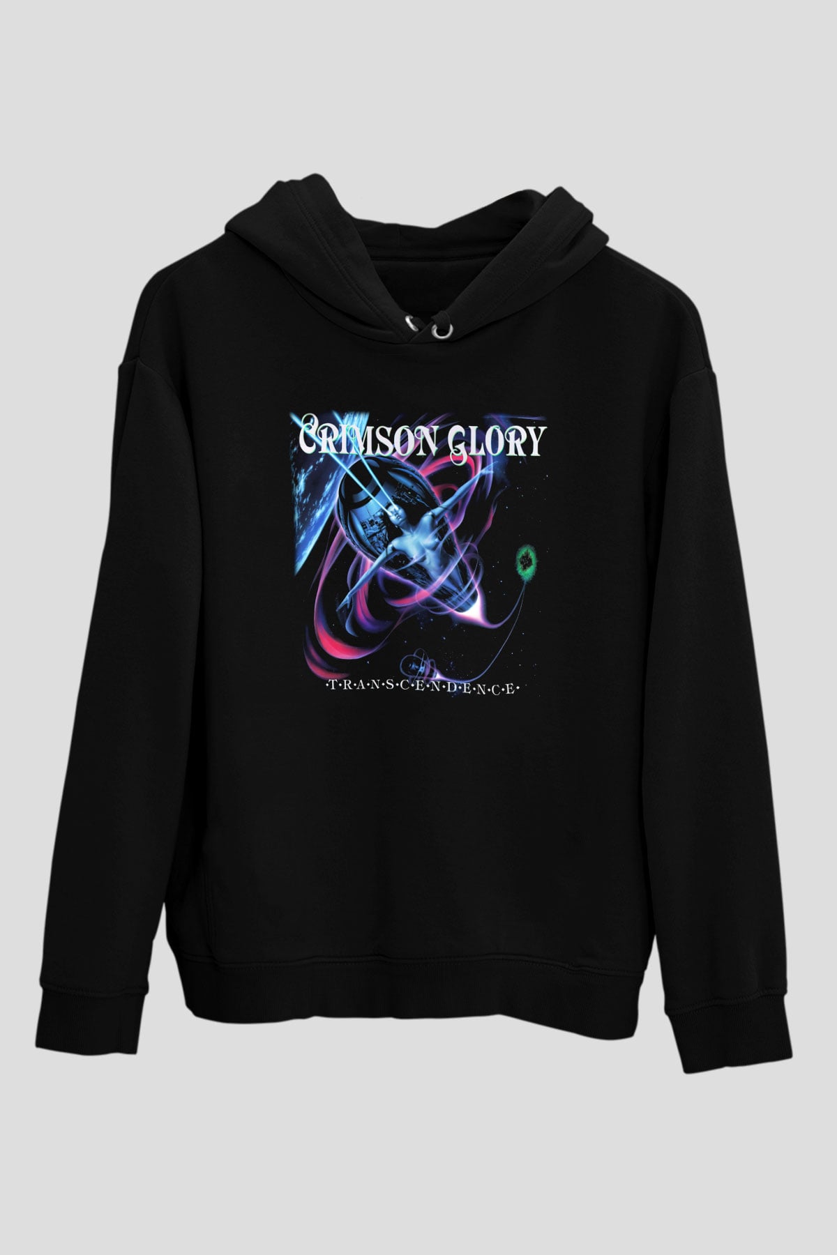 Crimson Glory Siyah Unisex Hoodie