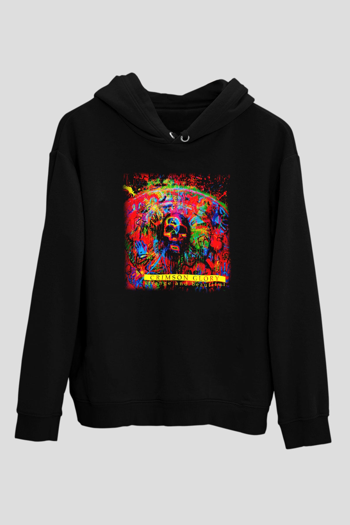 Crimson Glory Siyah Unisex Hoodie