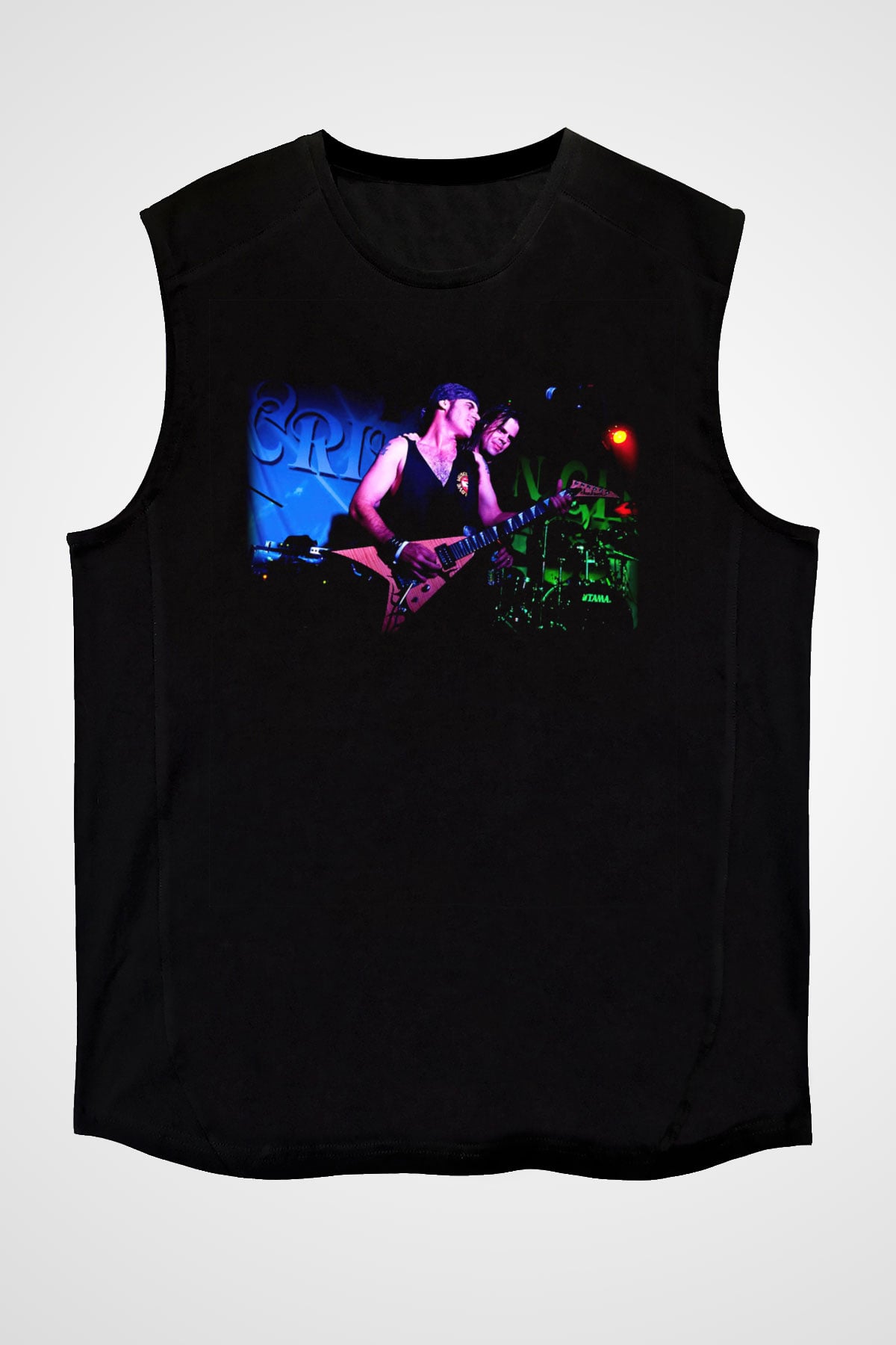 Crimson Glory Siyah Unisex Kolsuz Tişört