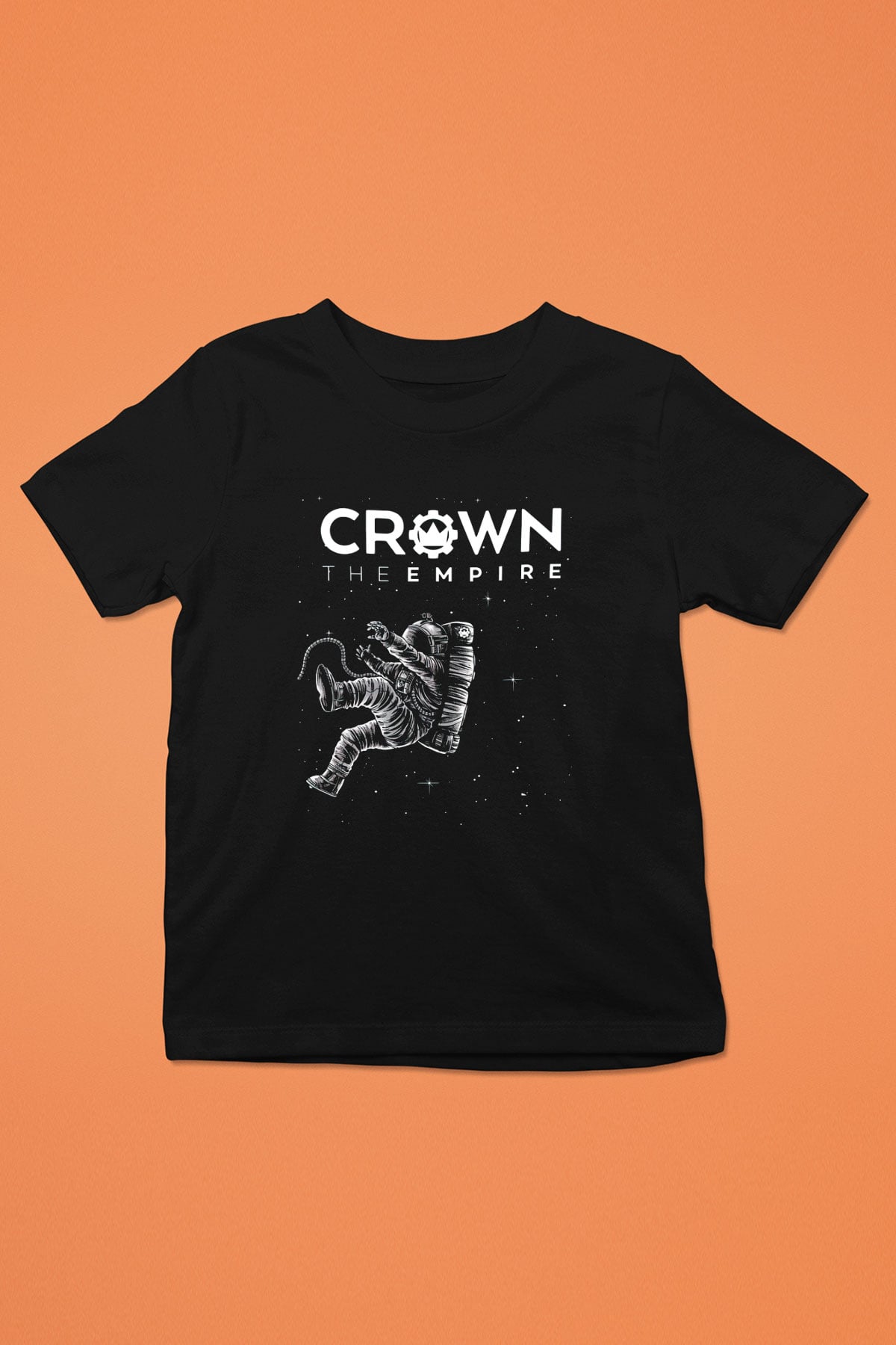 Crown the Empire Baskılı Siyah Unisex Çocuk Tişört