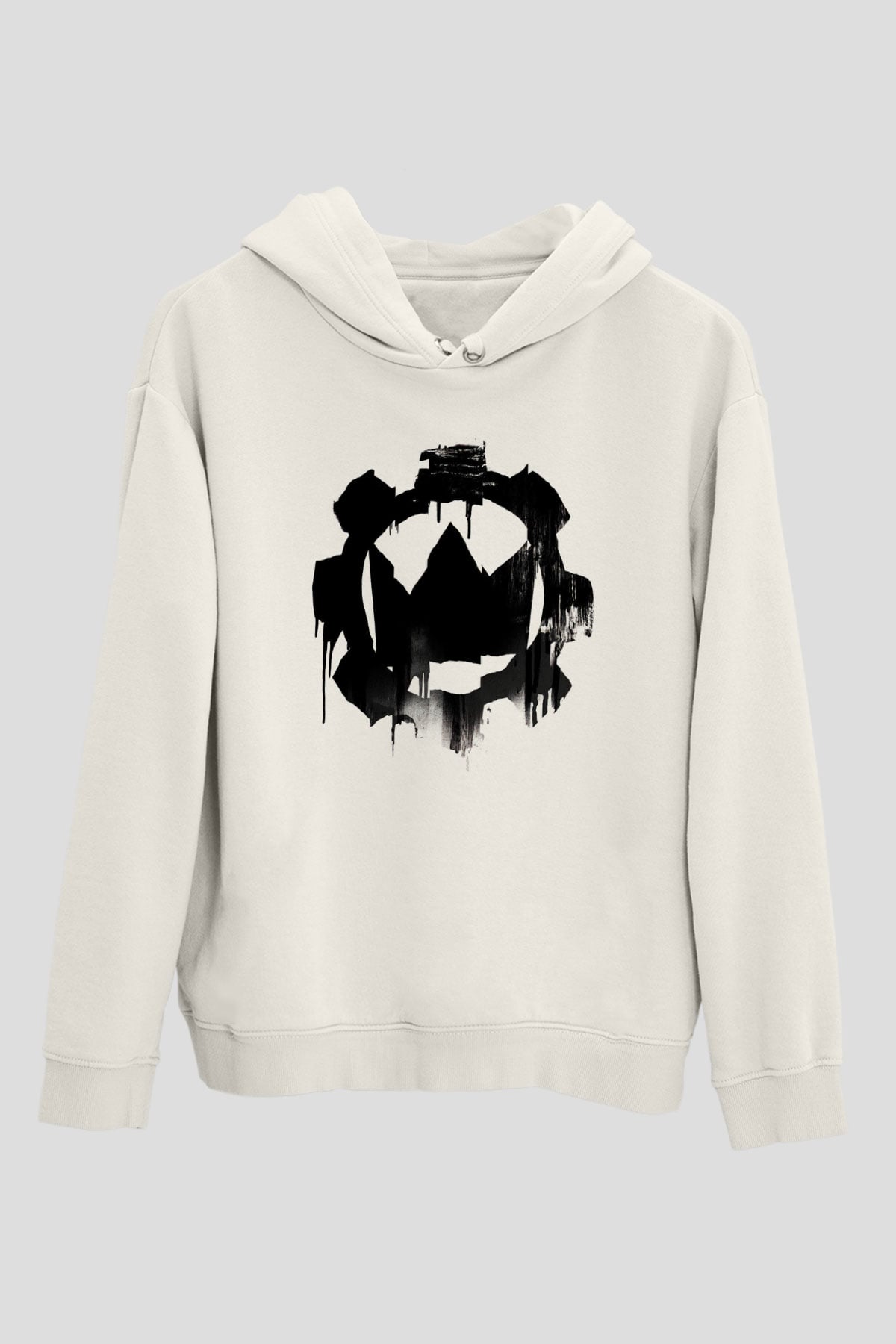 Crown the Empire Beyaz Unisex Kapüşonlu Sweatshirt
