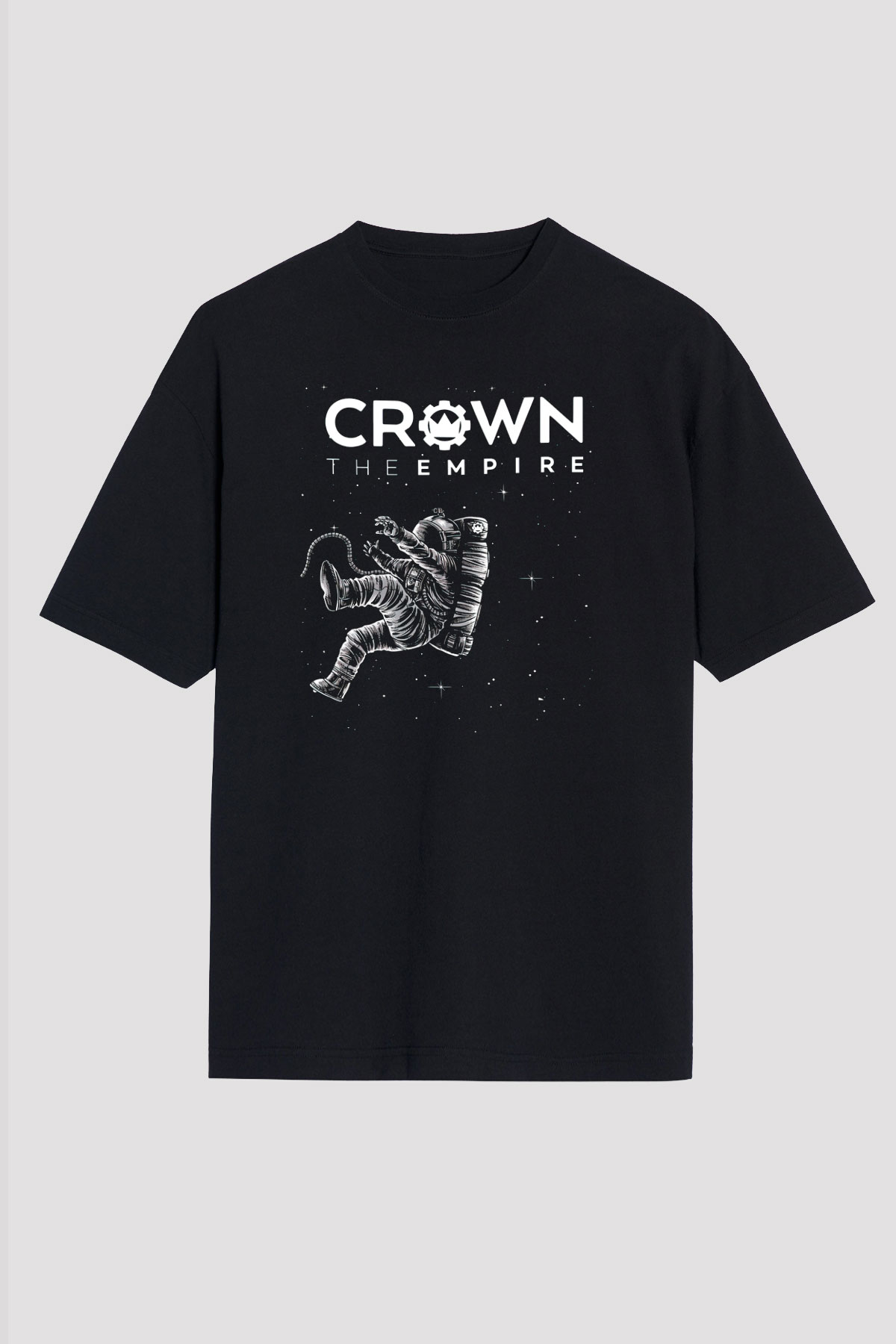 Crown the Empire Siyah Unisex Oversize Tişört T-Shirt