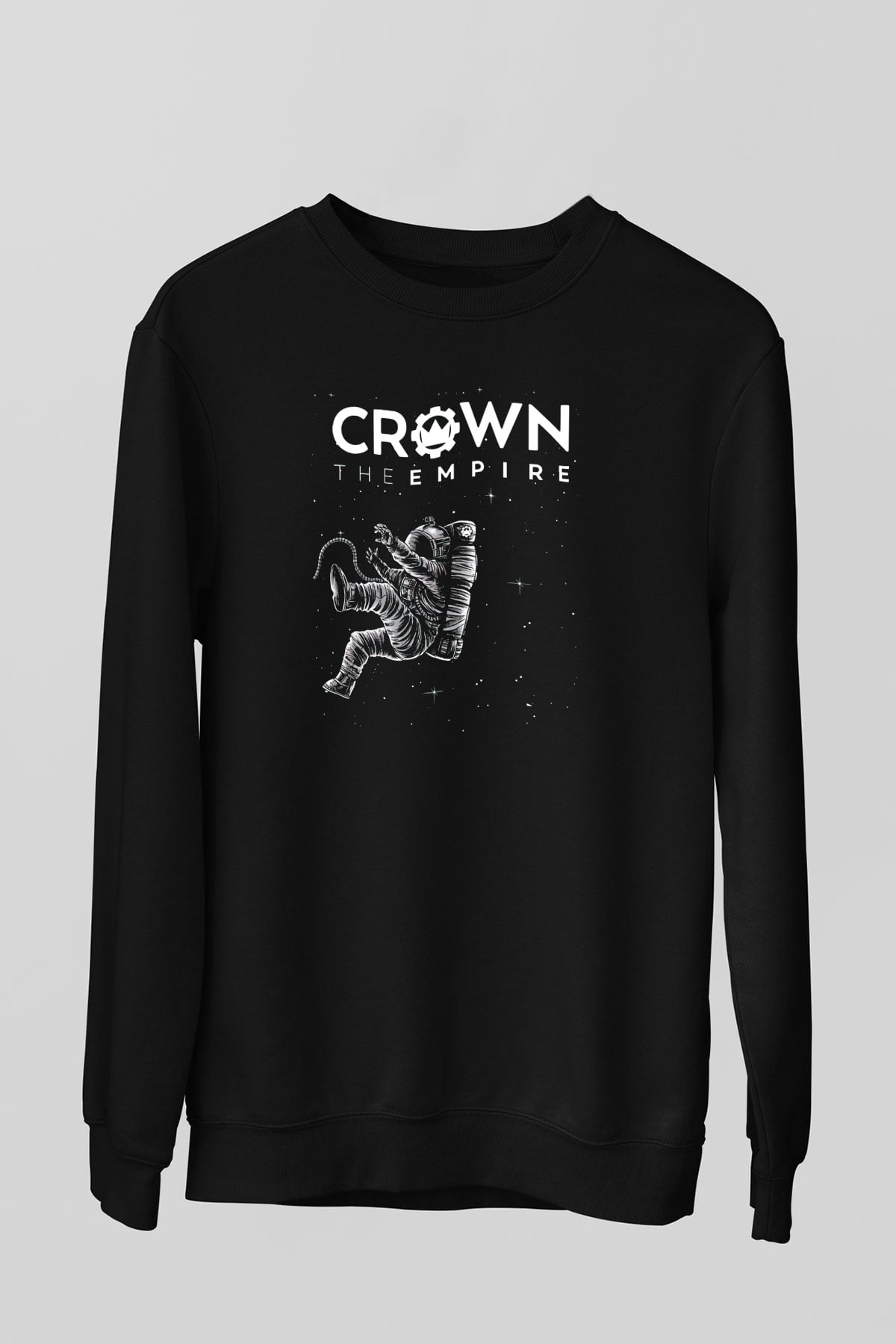 Crown the Empire Siyah Unisex Sweatshirt