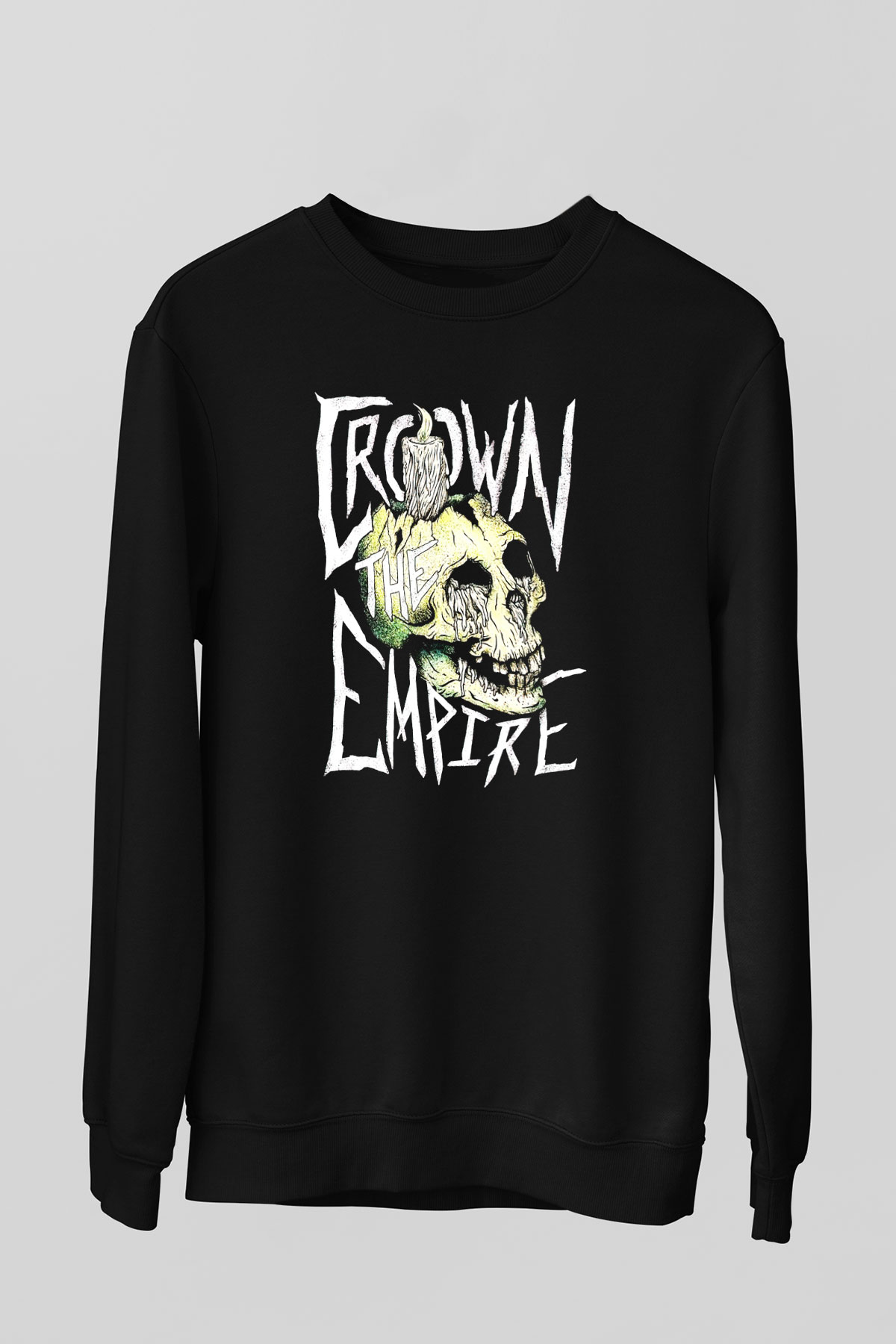Crown the Empire Siyah Unisex Sweatshirt